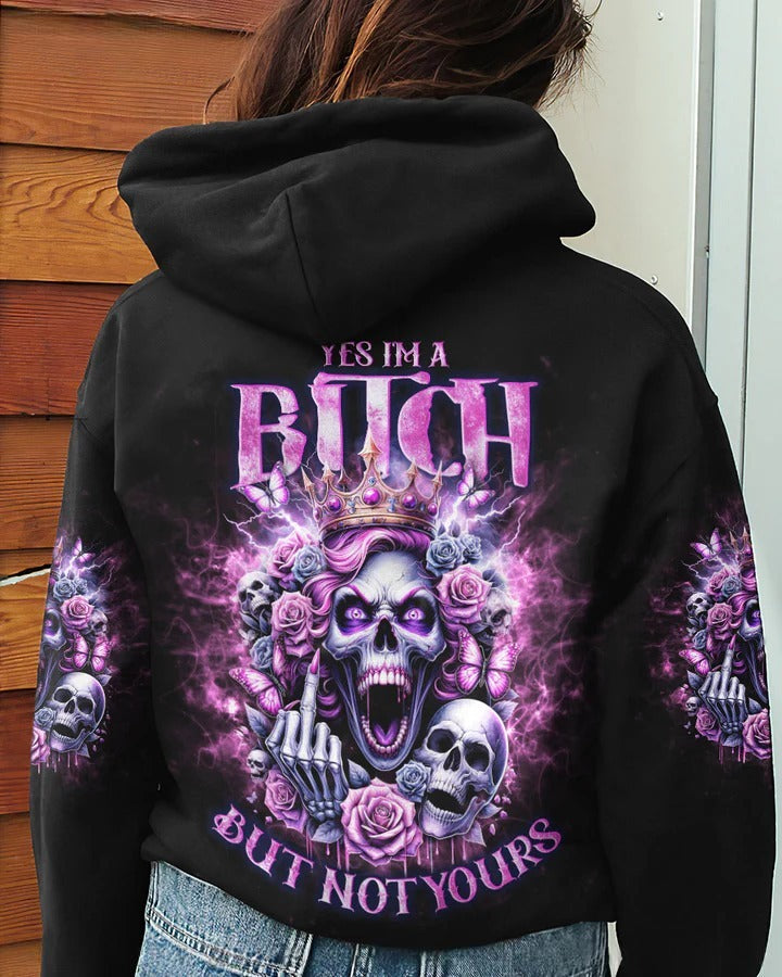 BLISSCORNERS BUT NOT YOURS SKULL QUEEN COUPLE ALL OVER PRINT