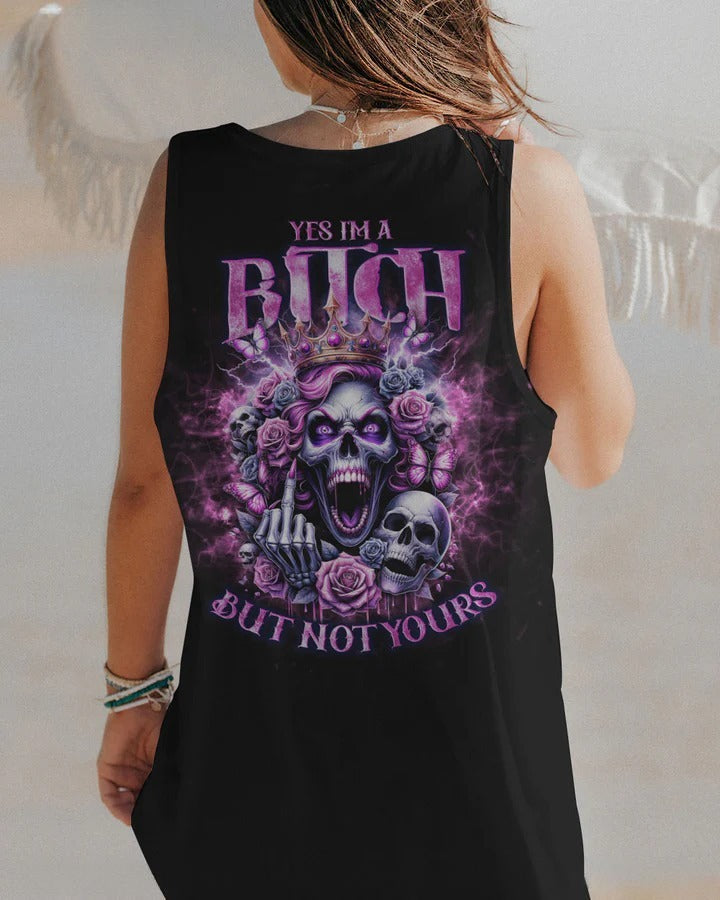 BLISSCORNERS BUT NOT YOURS SKULL QUEEN COUPLE ALL OVER PRINT