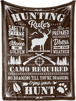 Blisscorners Hunting Throw Blanket LM1611