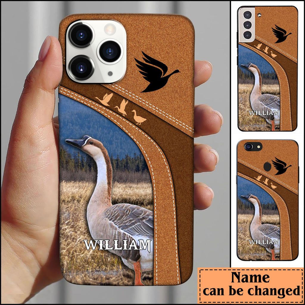 Blisscorners Goose Hunting Personalized Name Phone Case LM1012