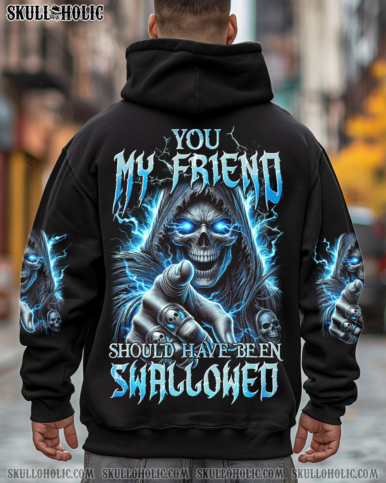 BLISSCORNERS YOU MY FRIEND SHOULD HAVE BEEN SWALLOWED ALL OVER PRINT