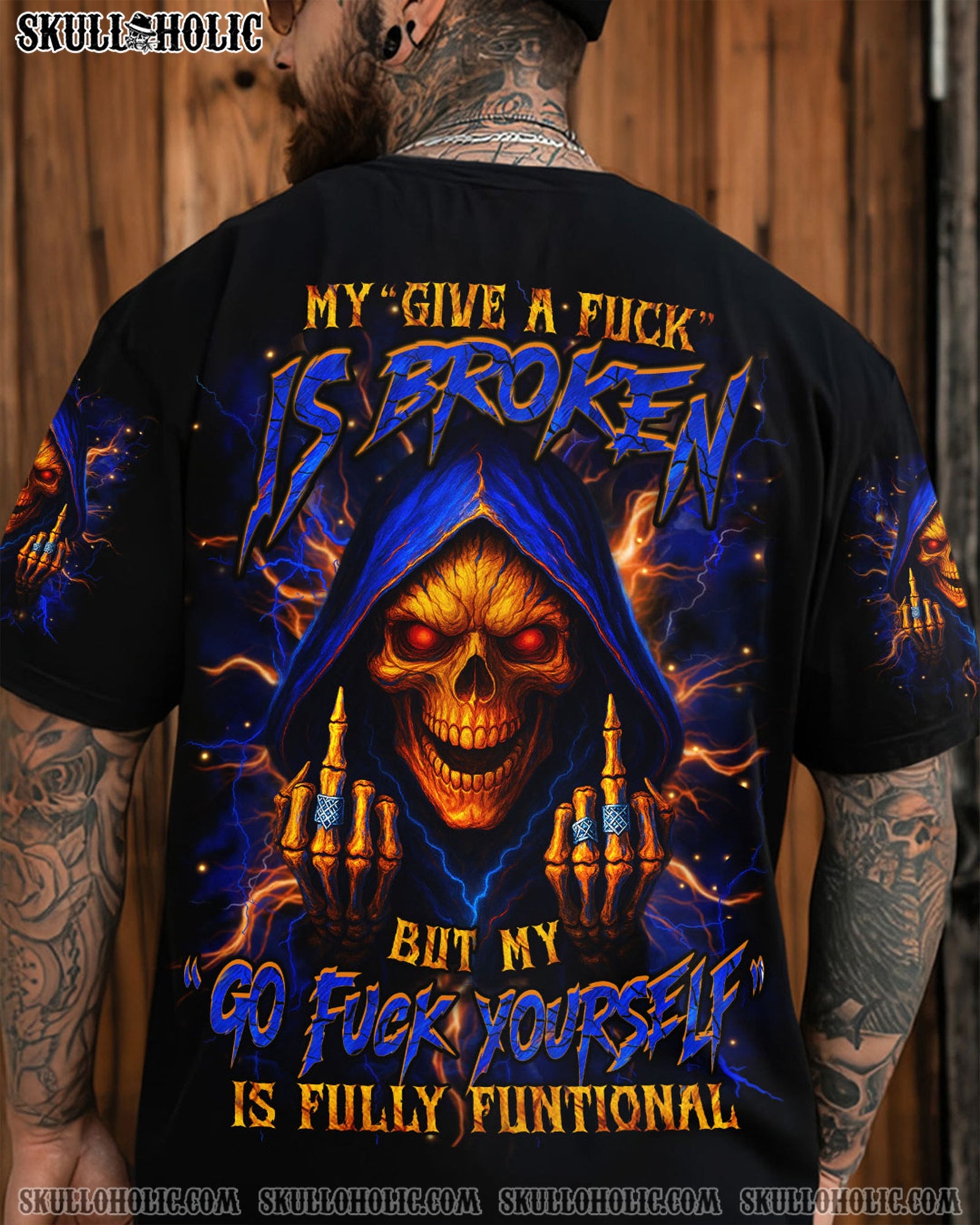 BLISSCORNERS MY GIVE A F IS BROKEN ALL OVER PRINT