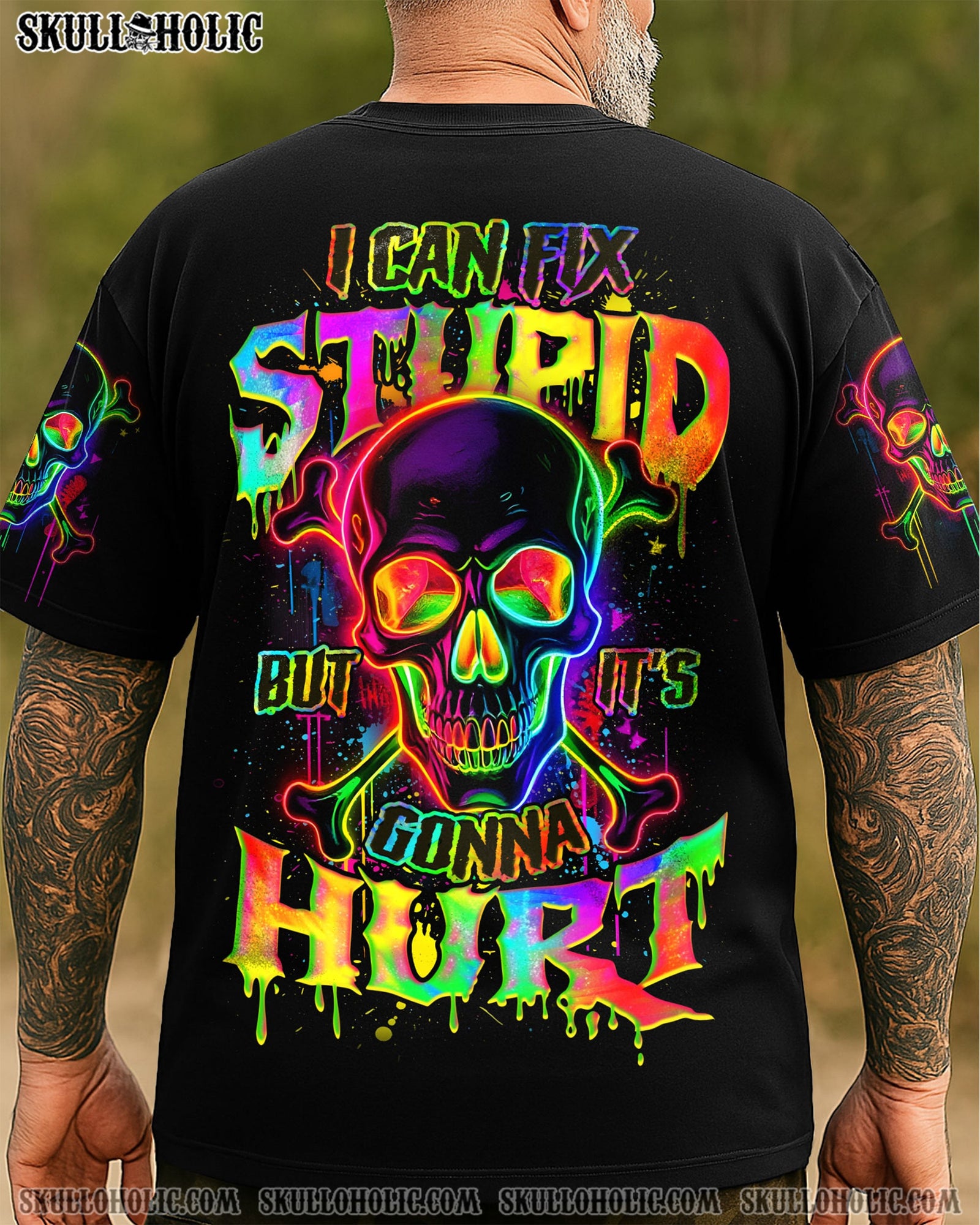 BLISSCORNERS I CAN FIX STUPID BUT IT'S GONNA HURT ALL OVER PRINT