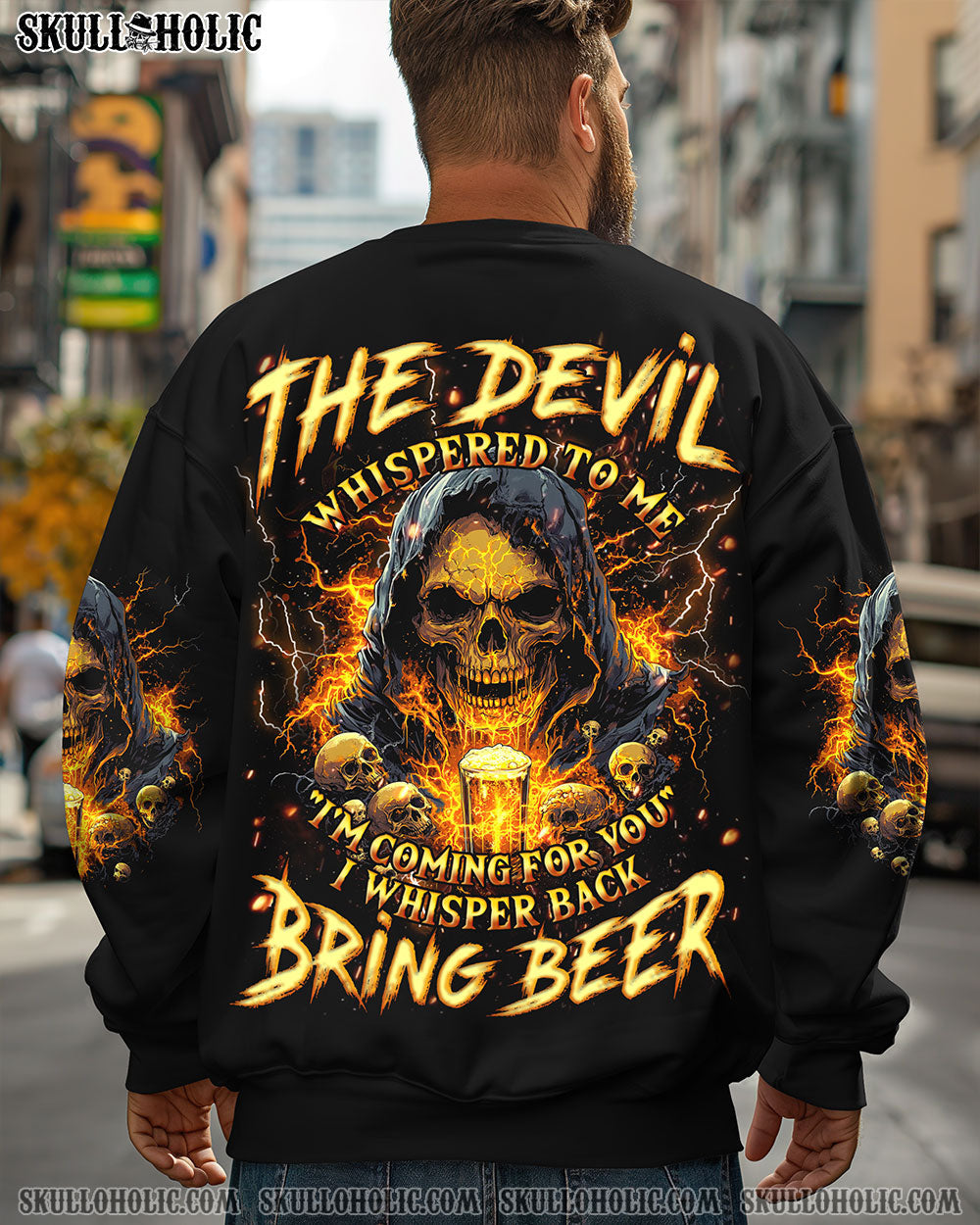 BLISSCORNERS THE DEVIL WHISPERED TO ME ALL OVER PRINT