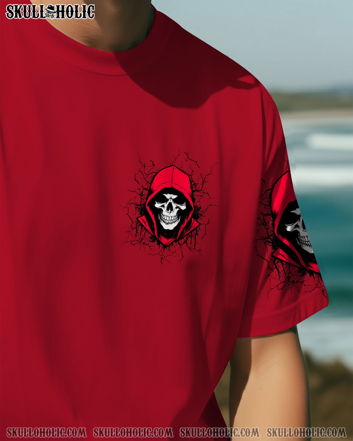 BLISSCORNERS I AM WHO I AM SKULL  REAPER ALL OVER PRINT