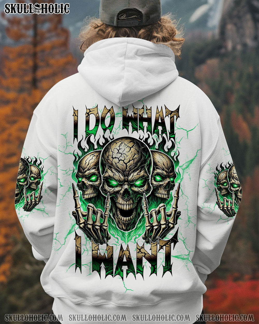 BLISSCORNERS I DO WHAT I WANT SKULL FIRE ALL OVER PRINT
