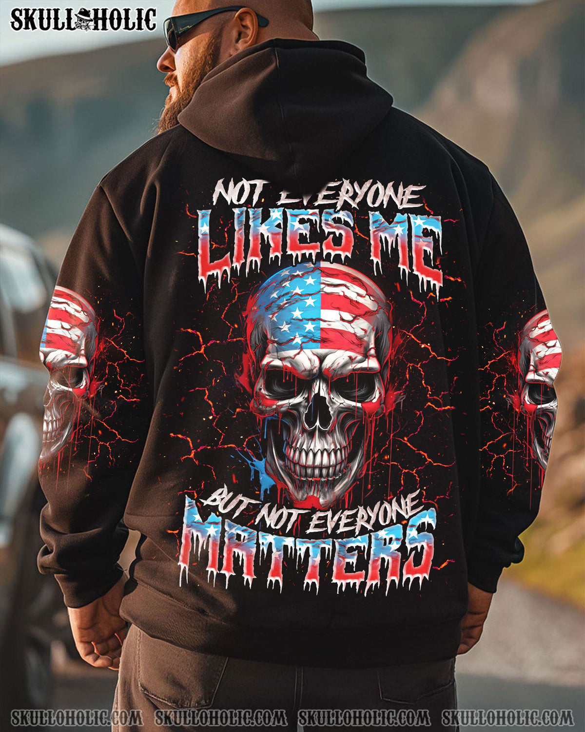 BLISSCORNERS NOT EVERYONE LIKES ME SKULL ALL OVER PRINT -  TLNZ0908251