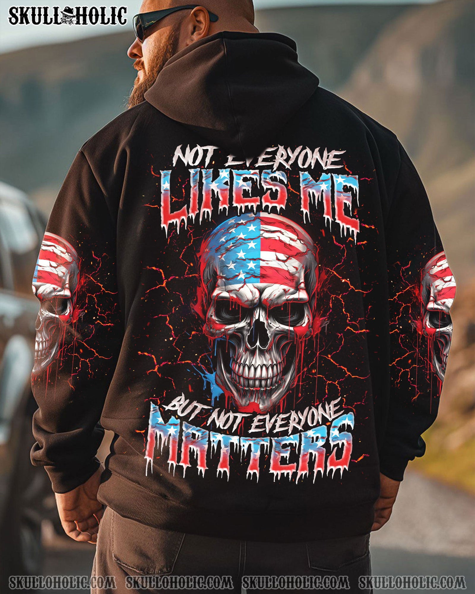 BLISSCORNERS NOT EVERYONE LIKES ME SKULL ALL OVER PRINT -  TLNZ0908251
