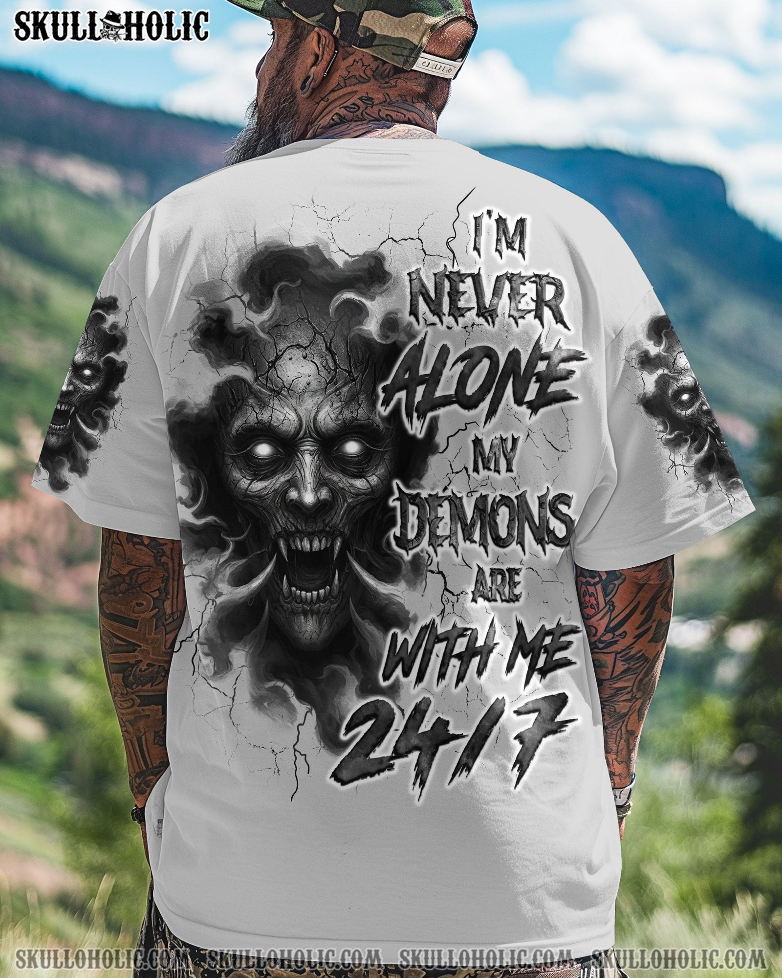 BLISSCORNERS I'M NEVER ALONE ALL OVER PRINT