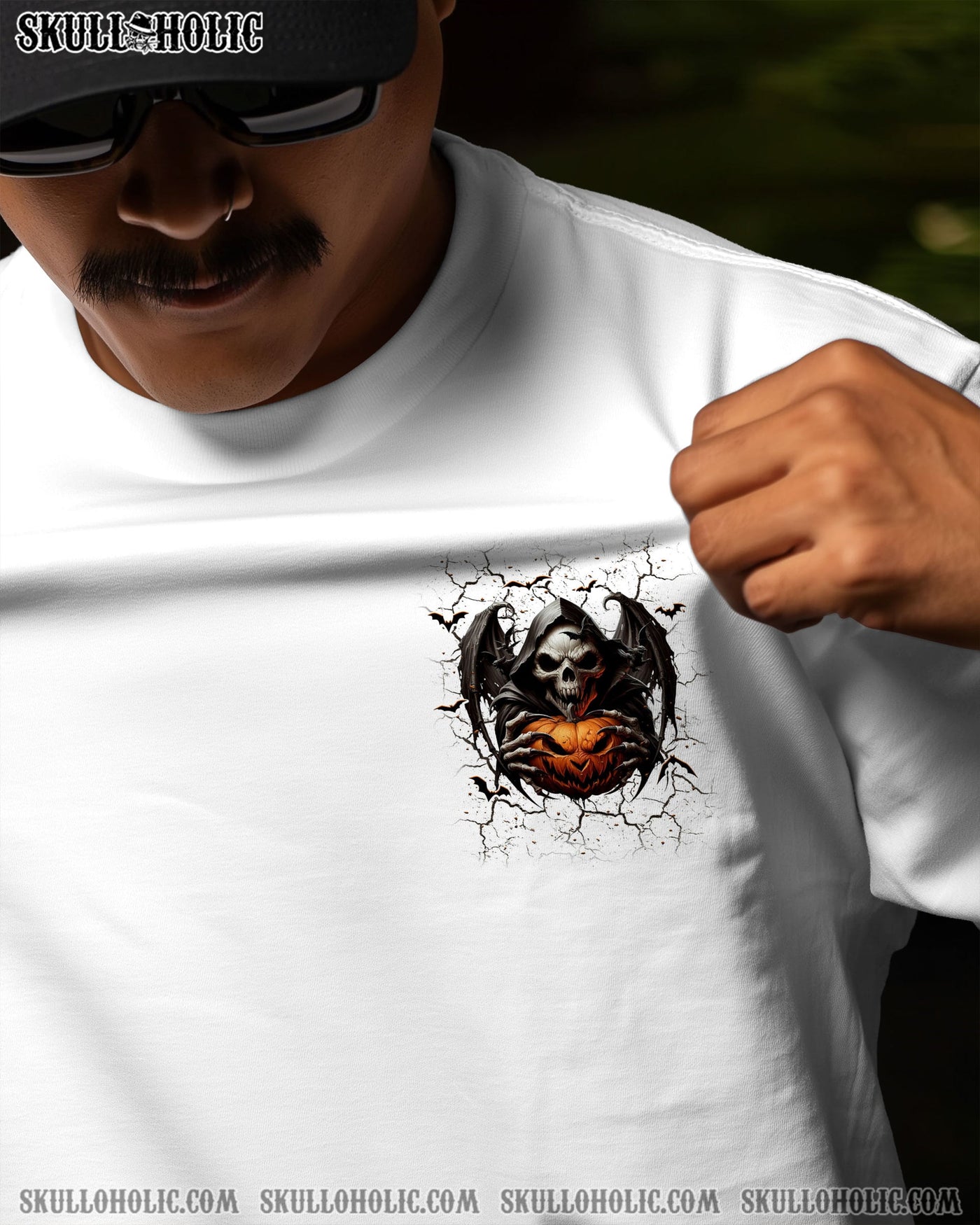 BLISSCORNERS HELLO DARKNESS MY OLD FRIEND HALLOWEEN ALL OVER PRINT