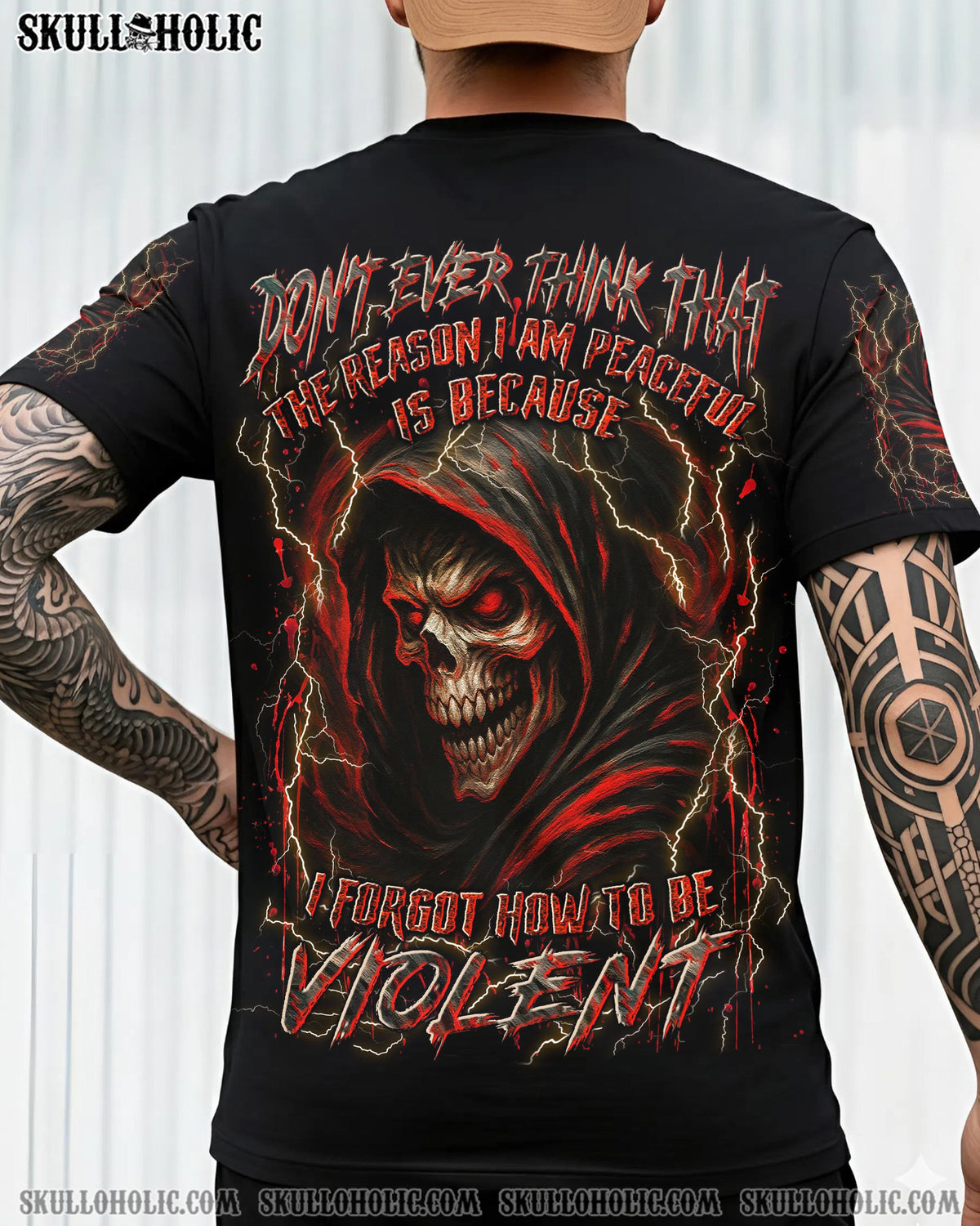 BLISSCORNERS DON'T EVER THINK THAT I FORGOT HOW TO BE VIOLENT ALL OVER PRINT