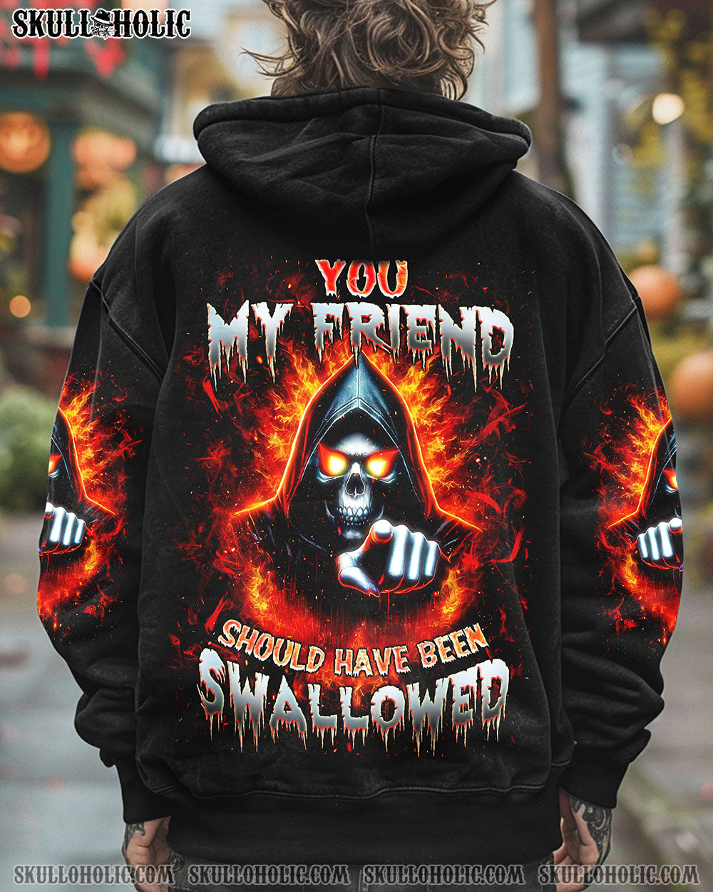 BLISSCORNERS YOU MY FRIEND SHOULD HAVE BEEN SWALLOWED ALL OVER PRINT