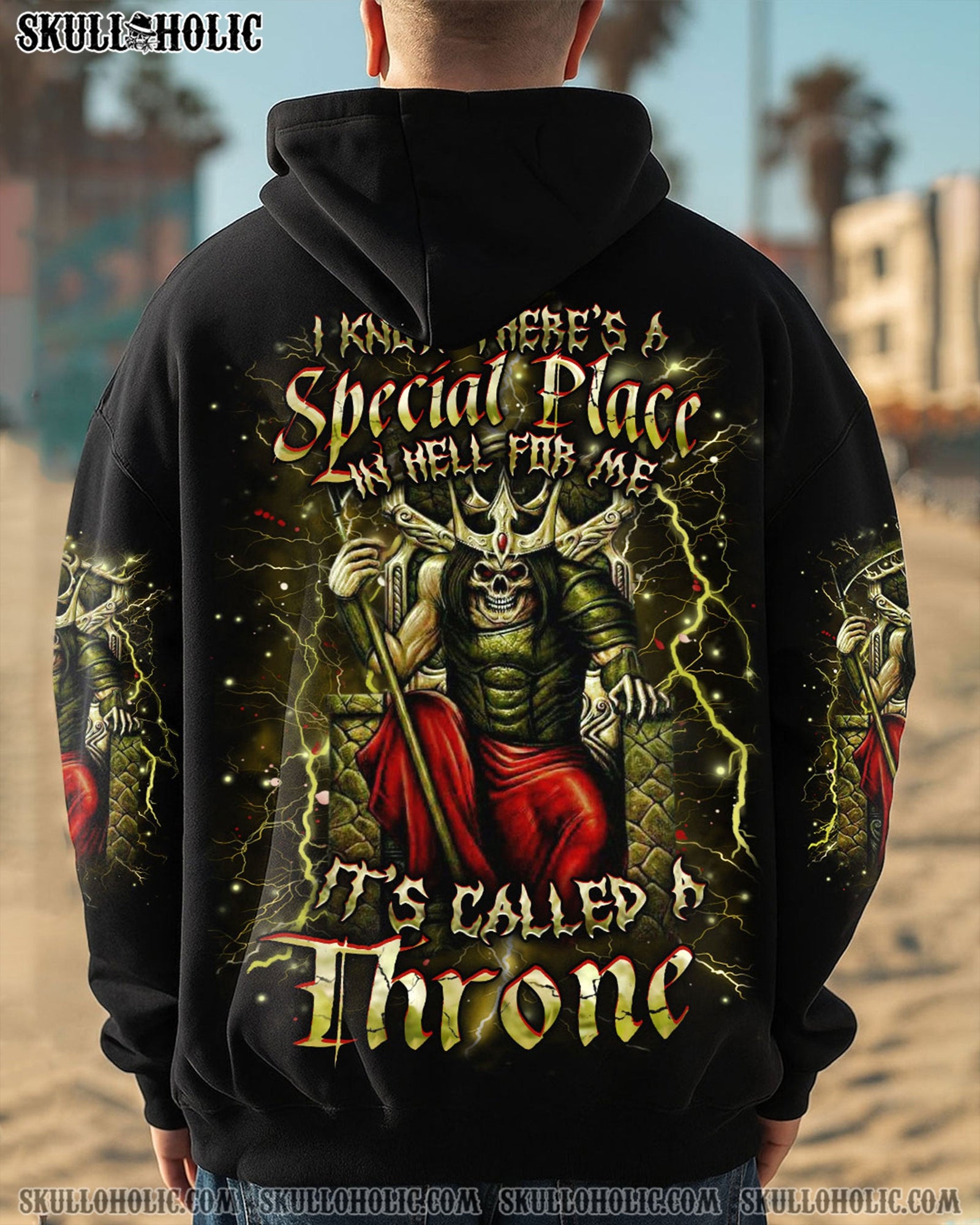 BLISSCORNERS THRONE SKULL ALL OVER PRINT