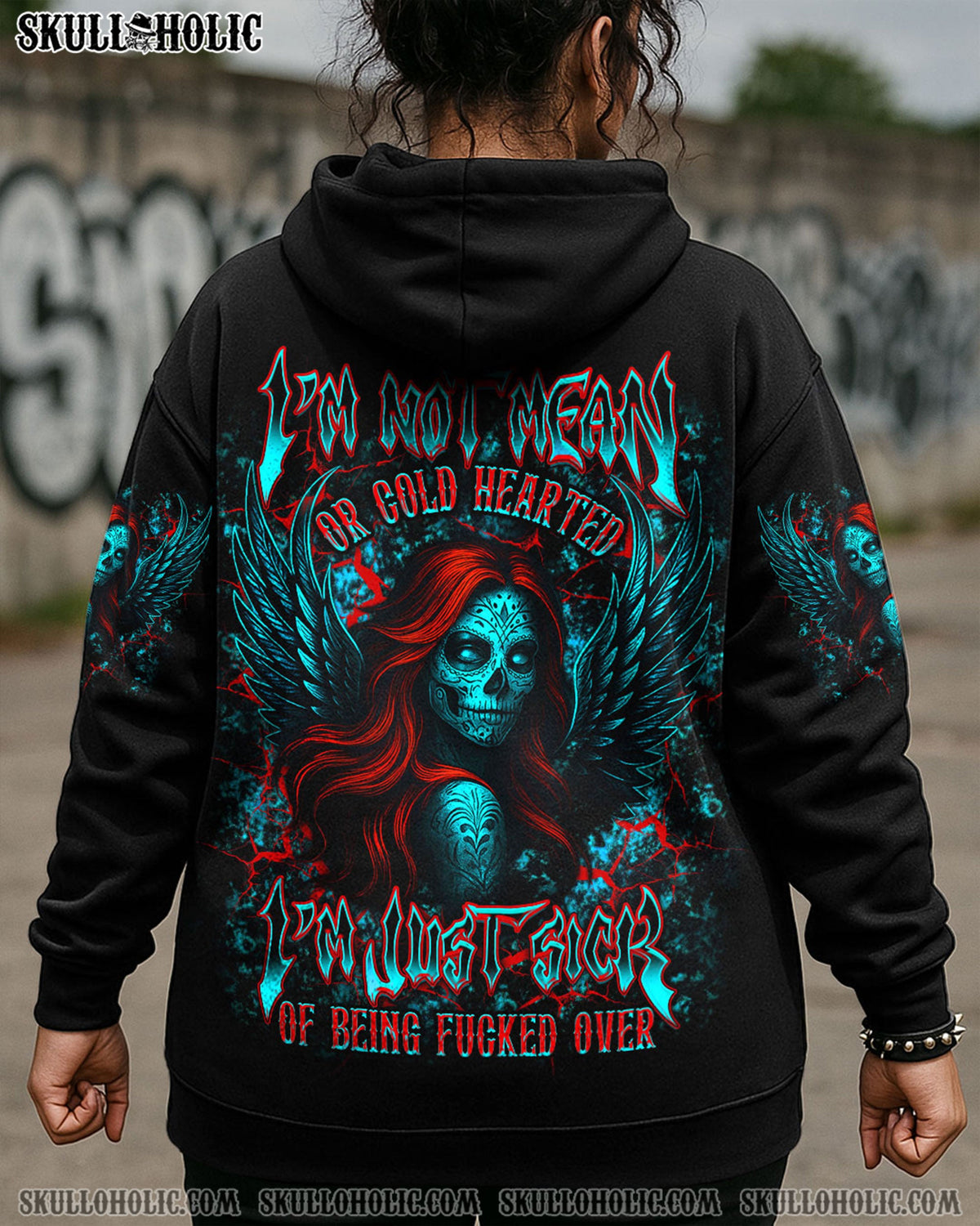 BLISSCORNERS I'M NOT MEAN OR COLD HEARTED ALL OVER PRINT