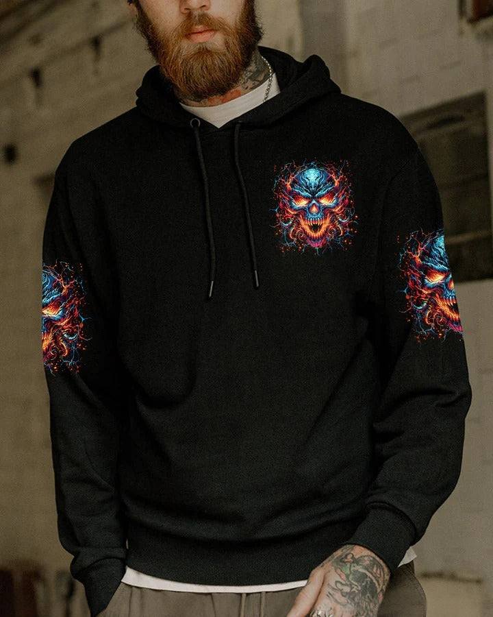 BLISSCORNERS I'M NEVER ALONE SKULL DEMON ALL OVER PRINT 7
