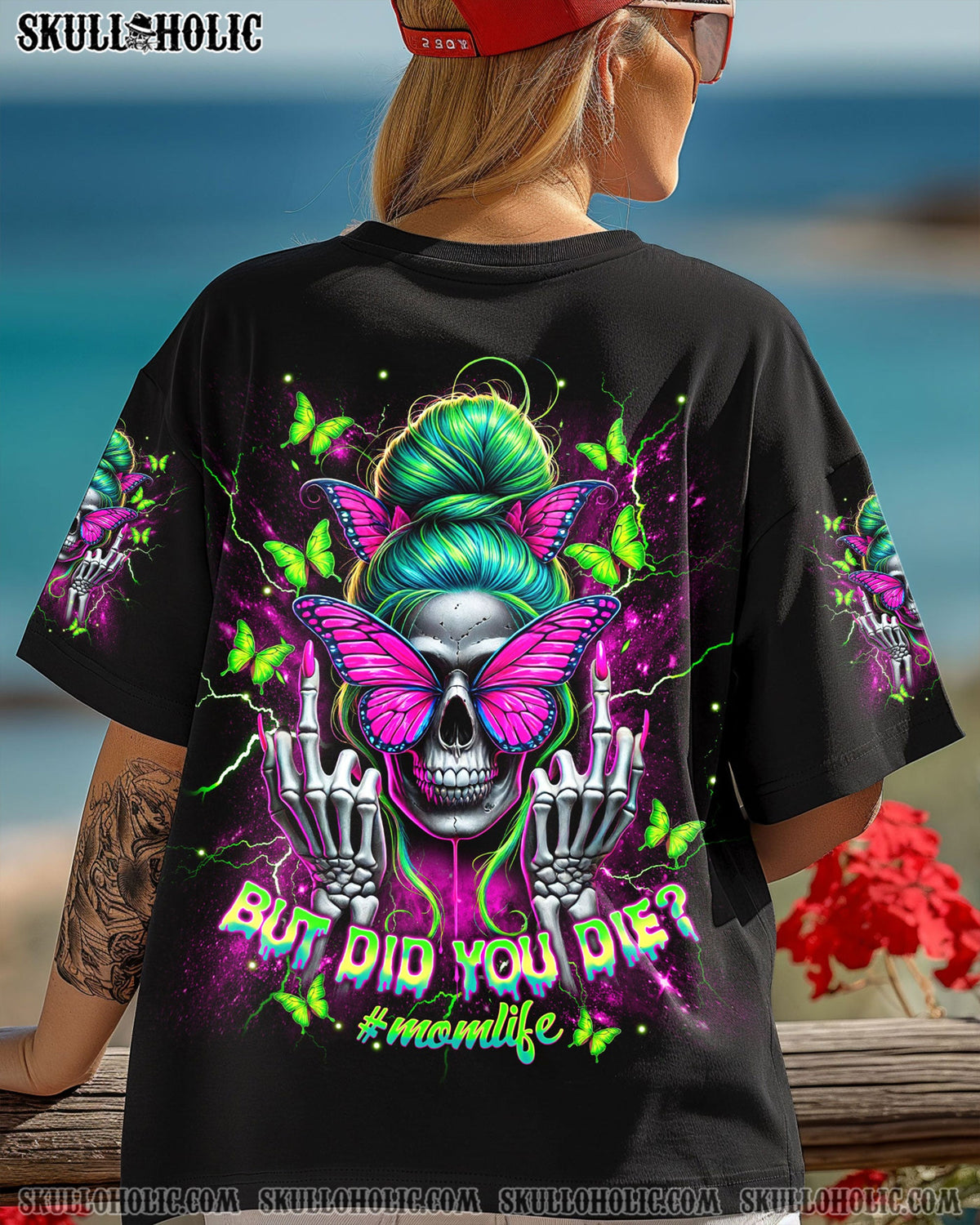 BLISSCORNERS CHAOS COORDINATOR MESSY BUN ALL OVER PRINT