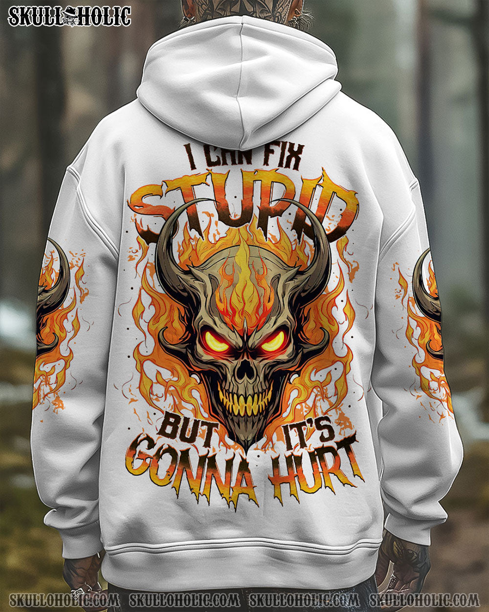 BLISSCORNERS I CAN FIX STUPID BUT IT'S GONNA HURT ALL OVER PRINT - TYTM2511244 A