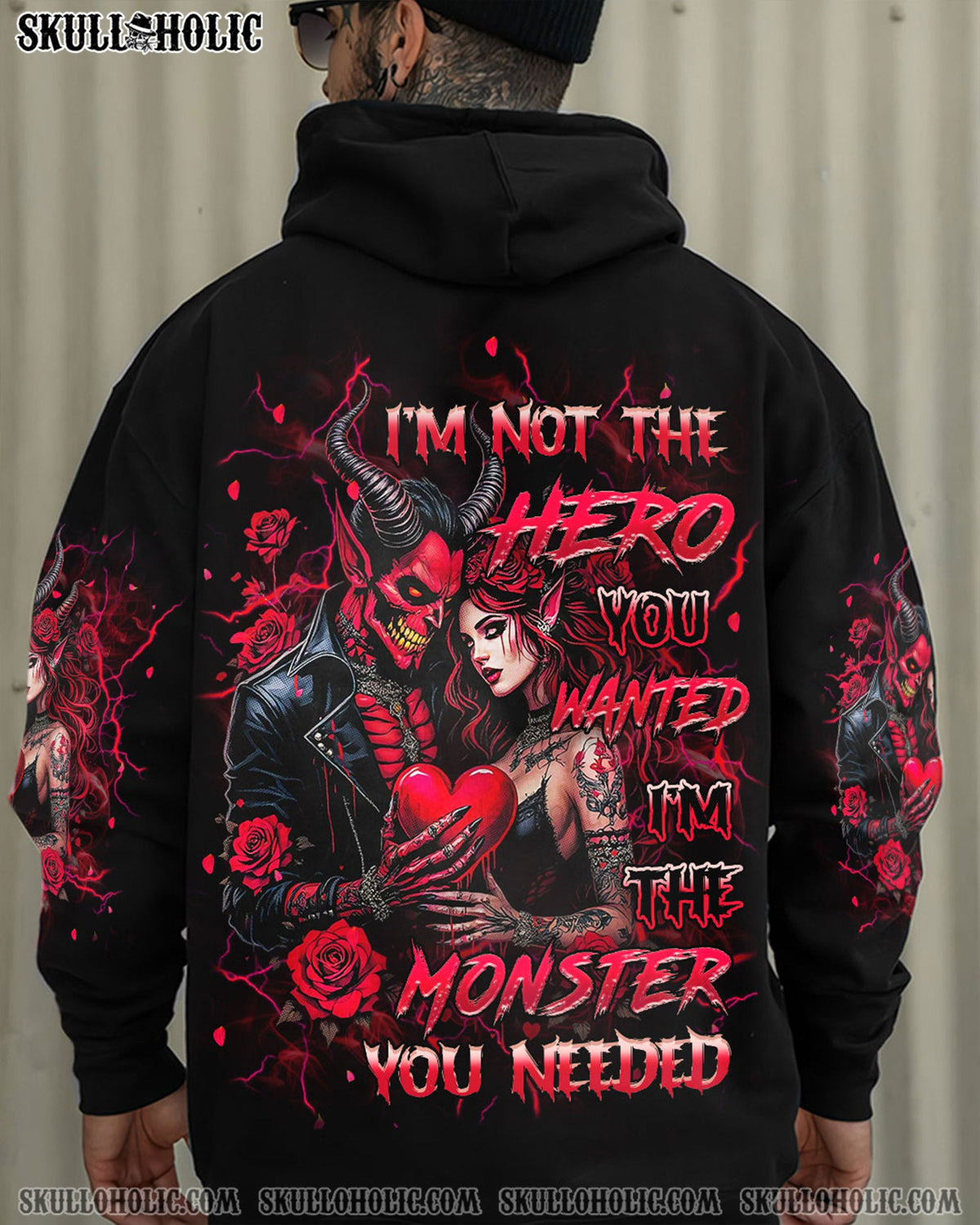 BLISSCORNERS I'M NOT THE HERO YOU WANTED ALL OVER PRINT