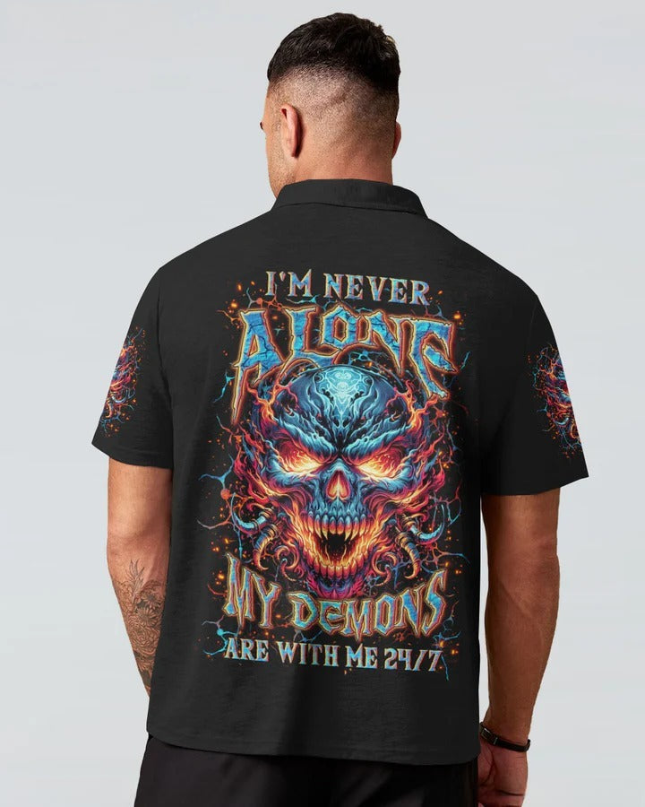 BLISSCORNERS I'M NEVER ALONE SKULL DEMON ALL OVER PRINT 7