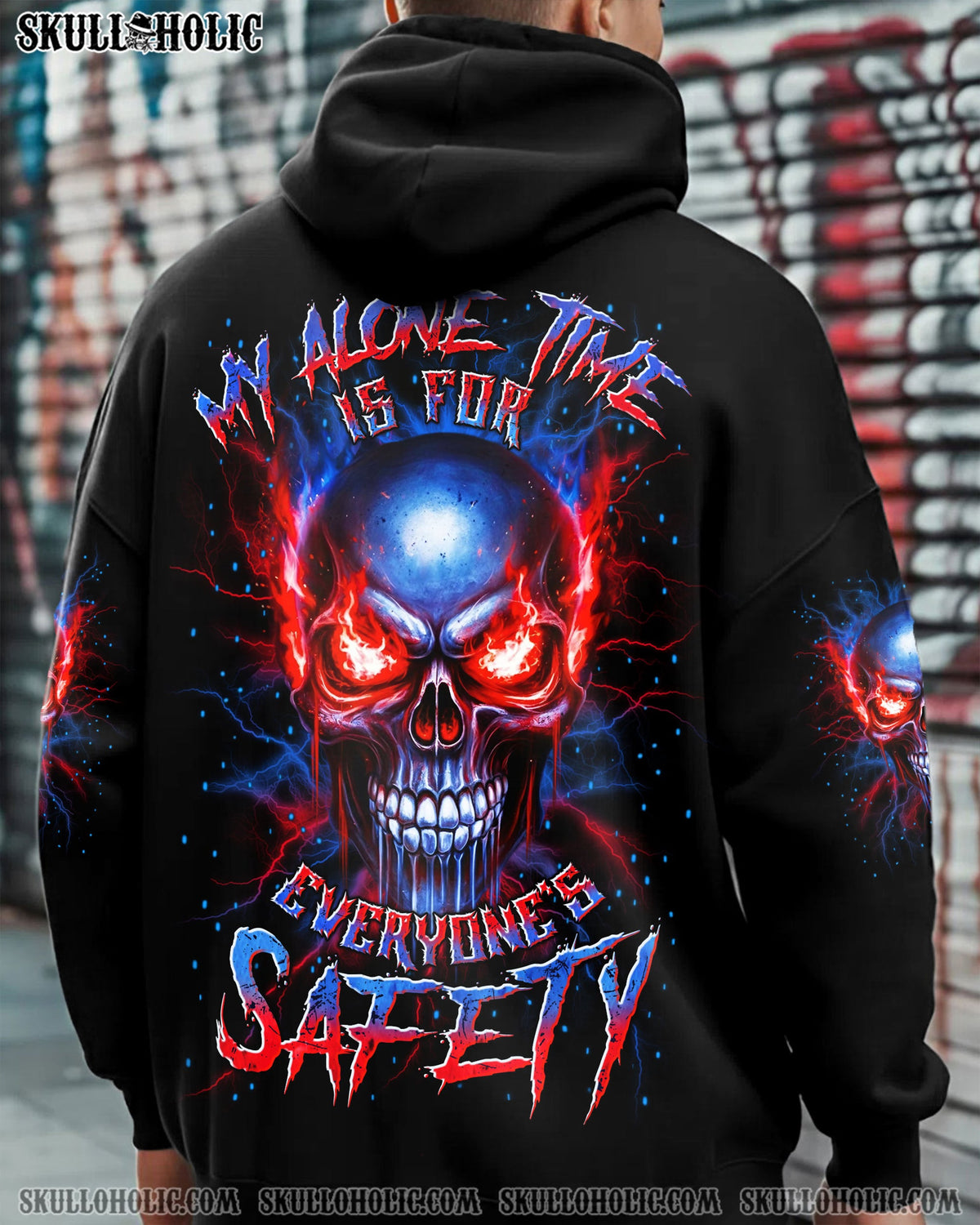 BLISSCORNERS MY ALONE TIME IS FOR EVERYONE'S SAFETY ALL OVER PRINT