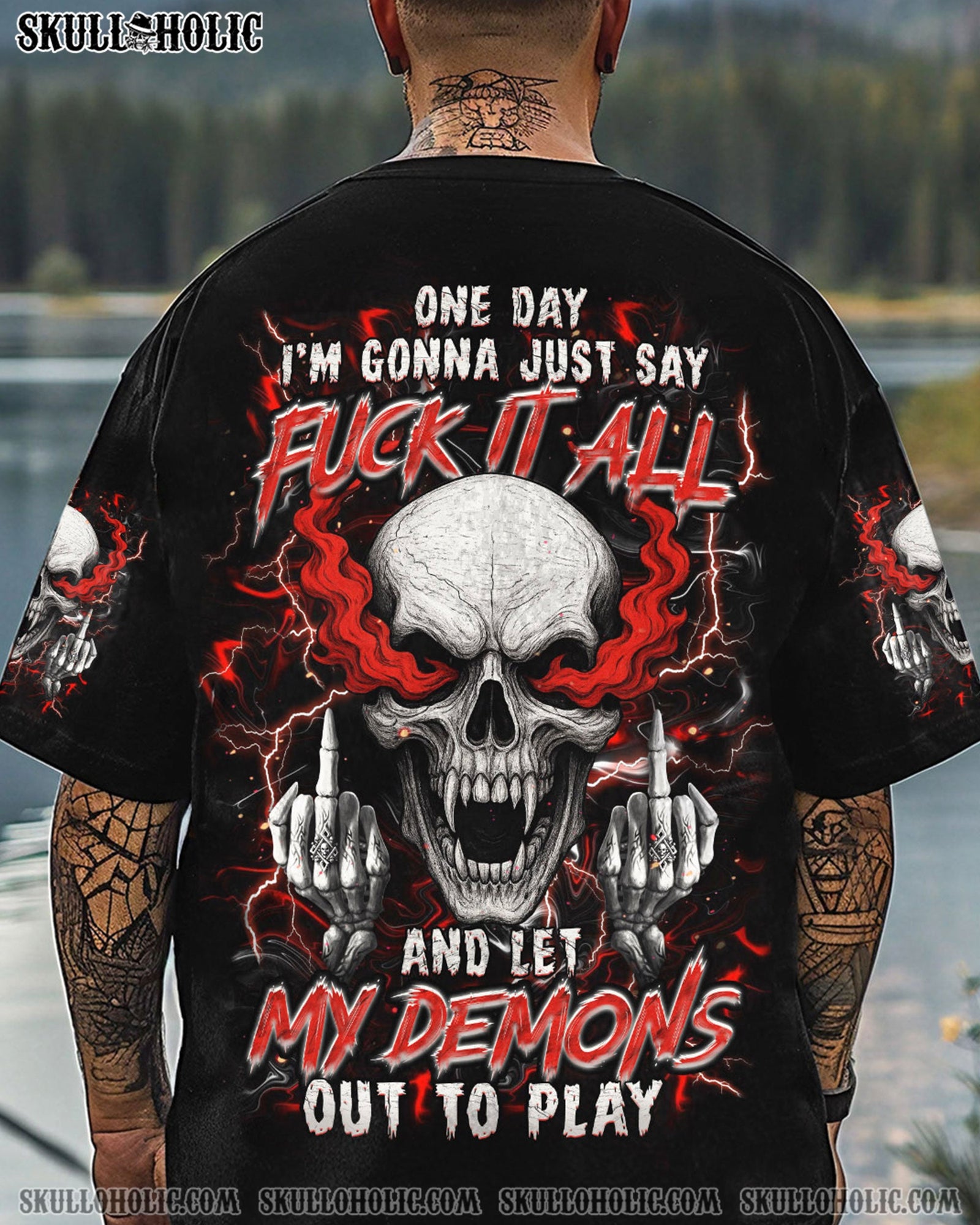 BLISSCORNERS ONE DAY I'M GONNA JUST SAY ALL OVER PRINT