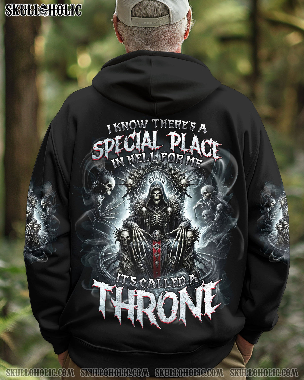BLISSCORNERS THRONE SKULL ALL OVER PRINT
