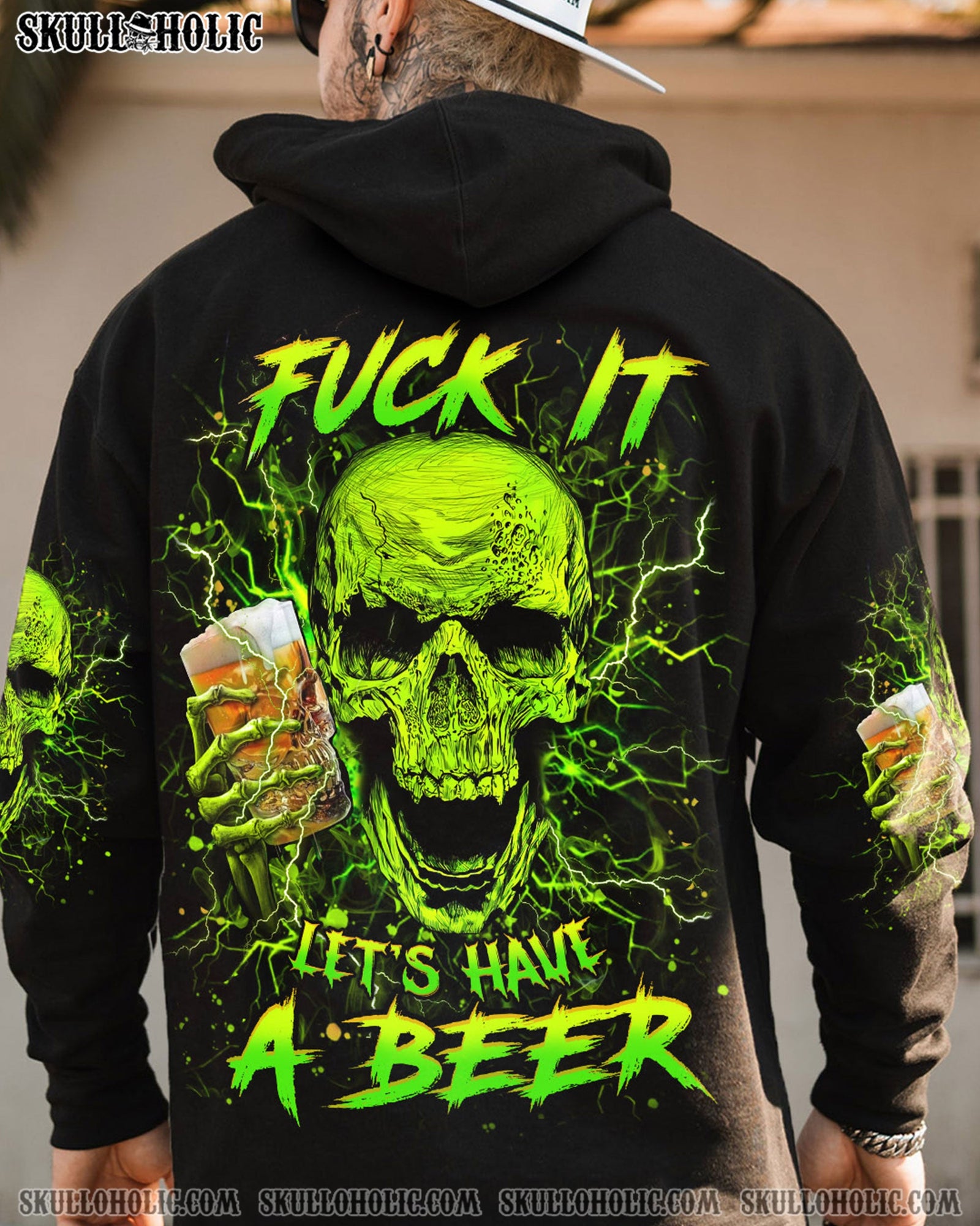 BLISSCORNERS F IT LET’S HAVE A BEER ALL OVER PRINT