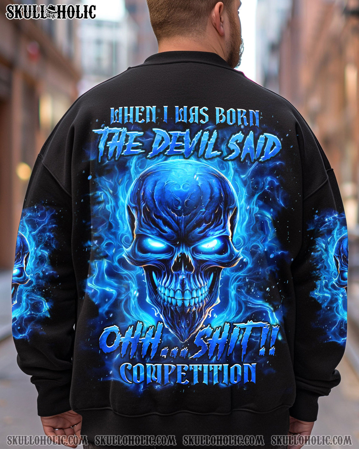 BLISSCORNERS WHEN I WAS BORN SKULL ALL OVER PRINT