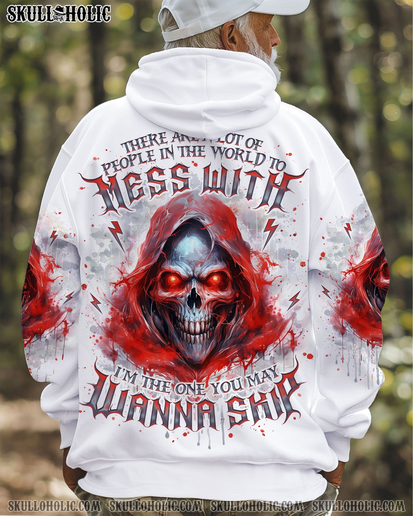 BLISSCORNERS I'M THE ONE YOU MAY WANNA SKIP MAD REAPER ALL OVER PRINT