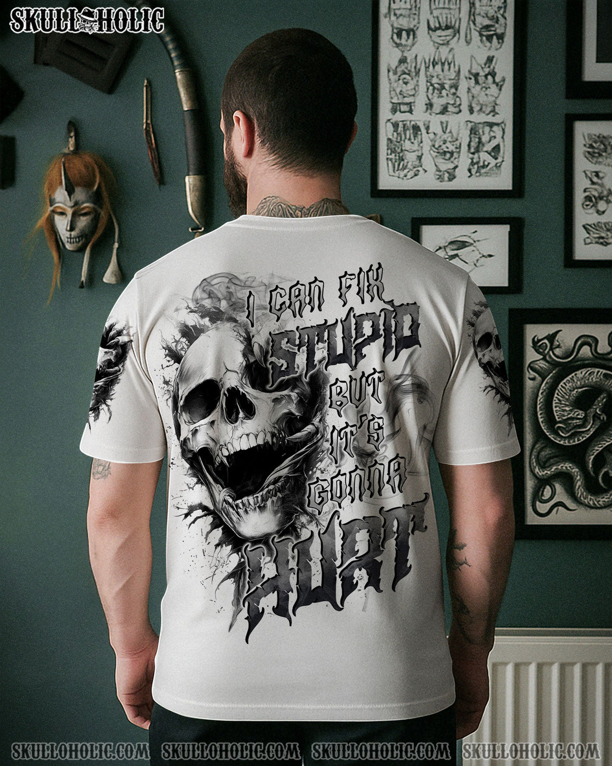 BLISSCORNERS I CAN FIX STUPID BUT IT'S GONNA HURT ALL OVER PRINT