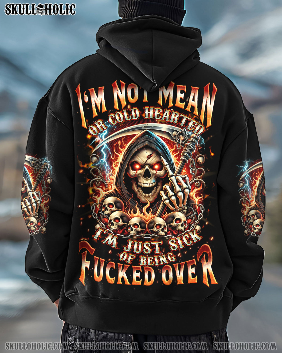 BLISSCORNERS I'M NOT MEAN OR COLD HEARTED ALL OVER PRINT