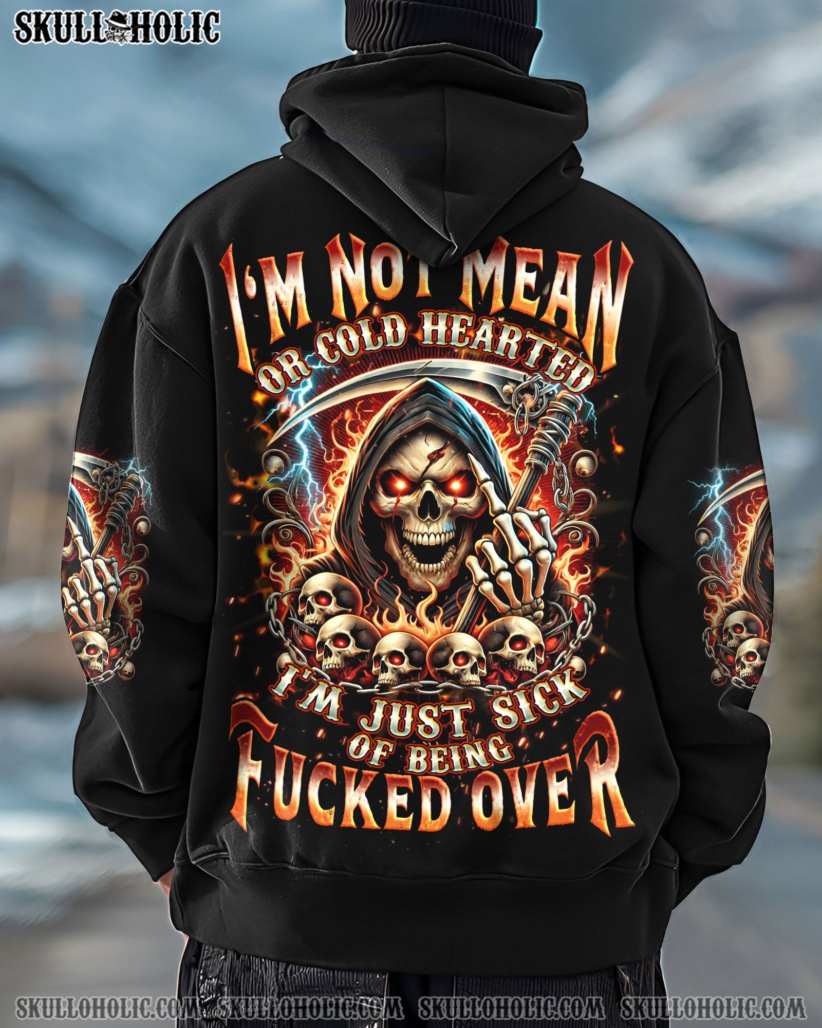 BLISSCORNERS I'M NOT MEAN OR COLD HEARTED ALL OVER PRINT