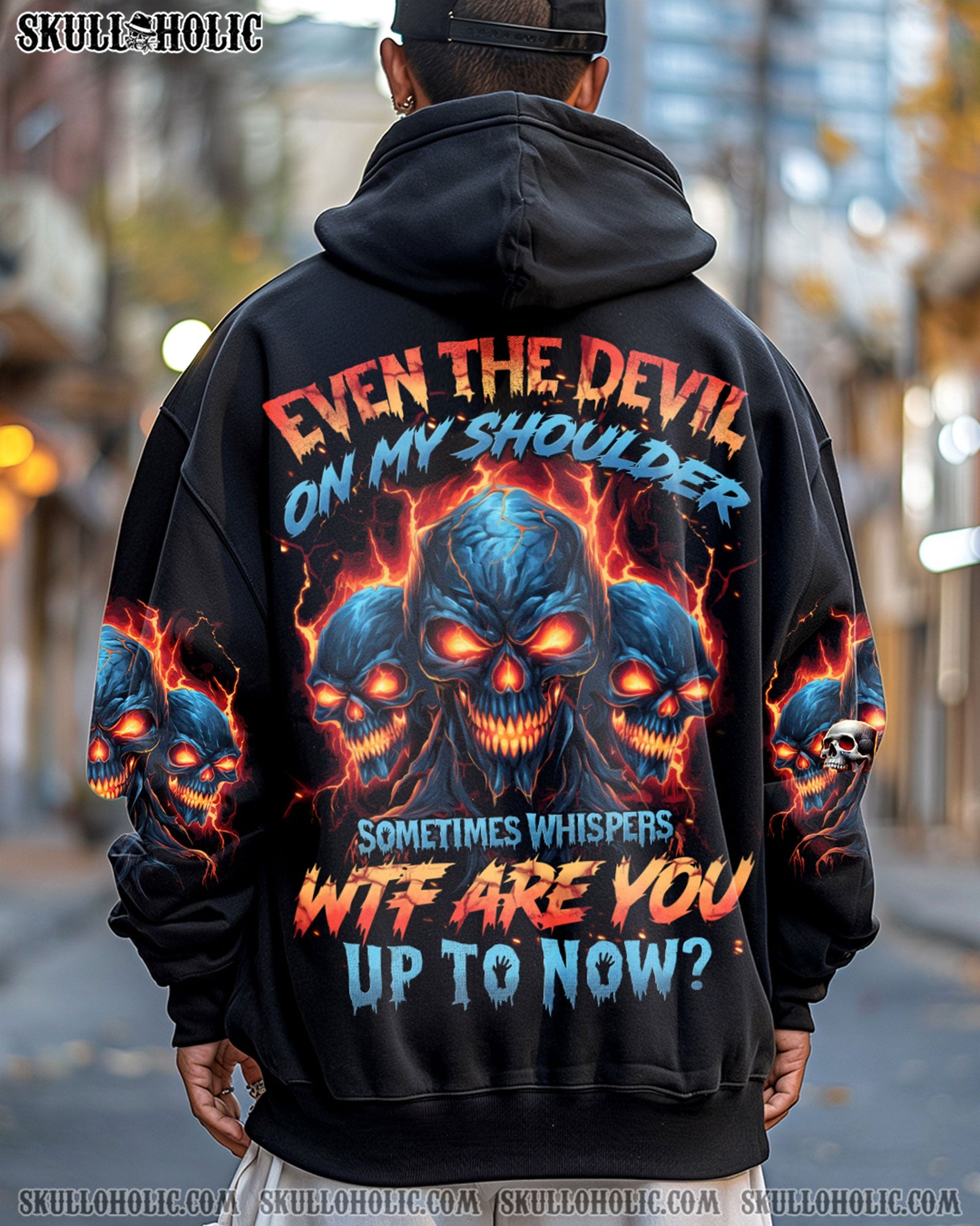 BLISSCORNERS THE DEVIL ON MY SHOULDER ALL OVER PRINT