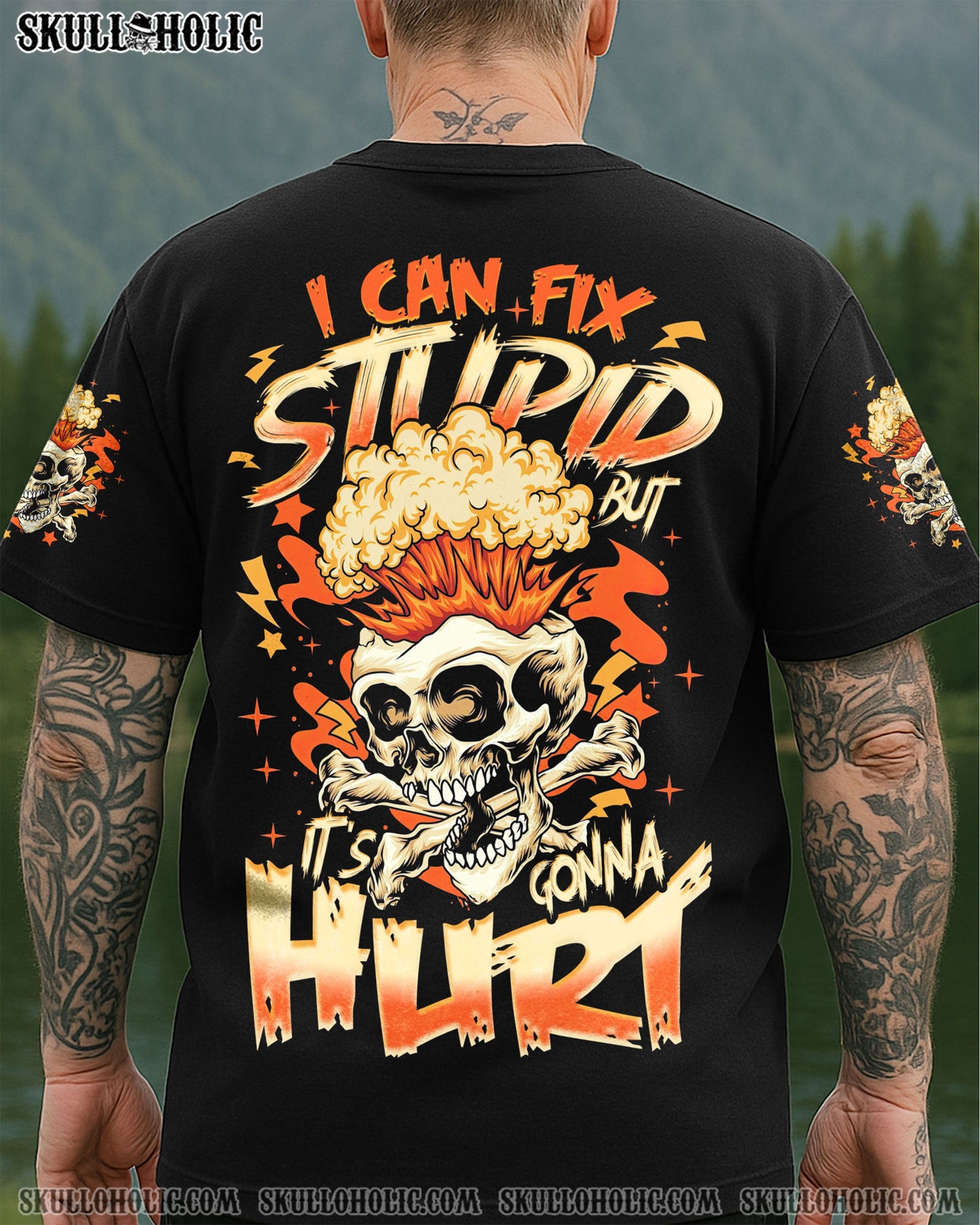 BLISSCORNERS I CAN FIX STUPID BUT IT'S GONNA HURT ALL OVER PRINT