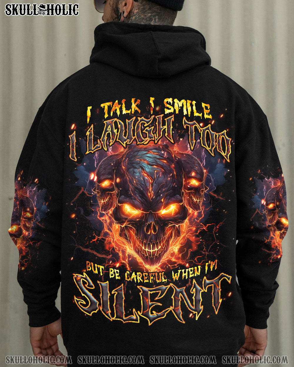 BLISSCORNERS BE CAREFUL WHEN I'M SILENT ALL OVER PRINT