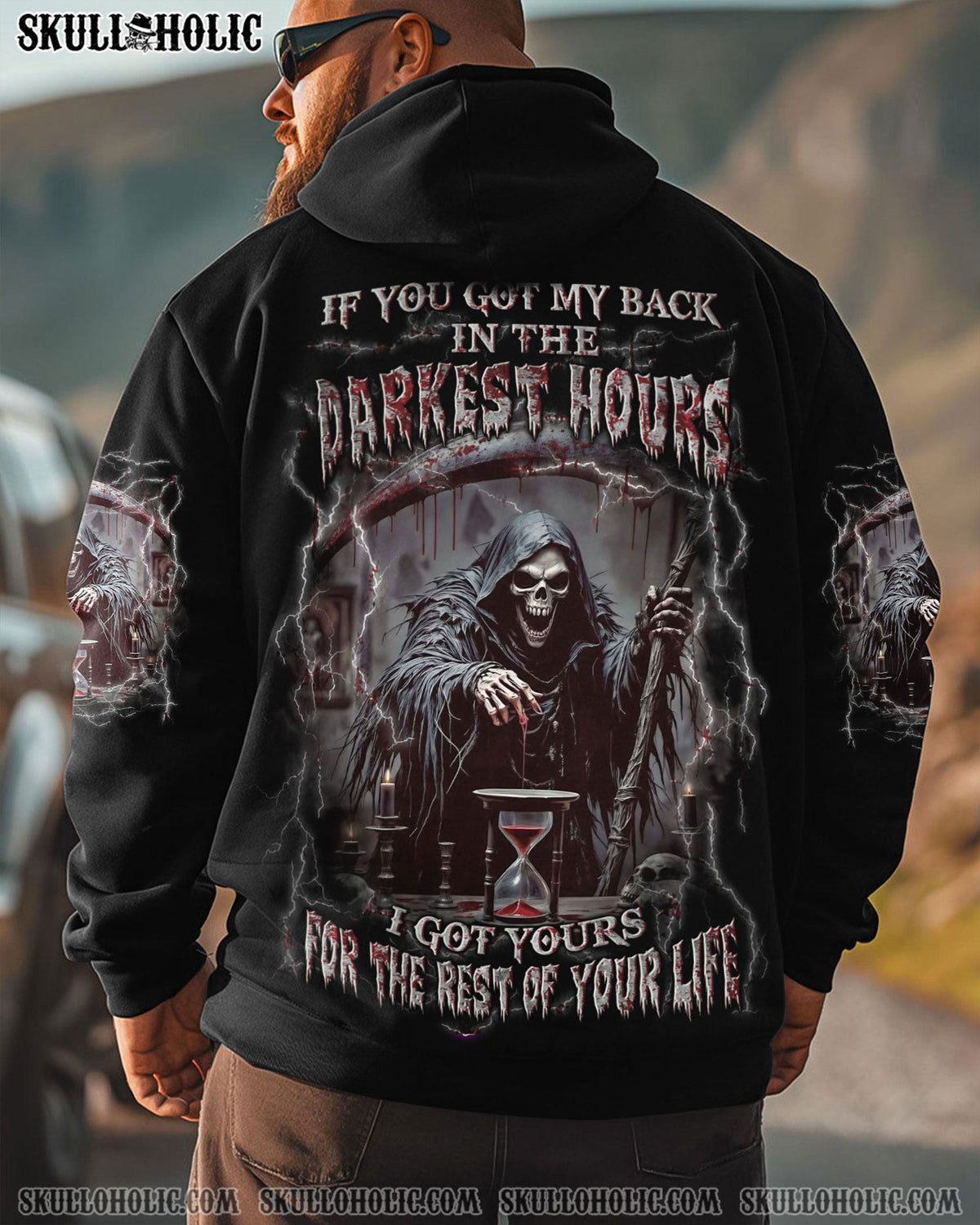BLISSCORNERS IF YOU GOT MY BACK IN THE DARKEST HOURS ALL OVER PRINT