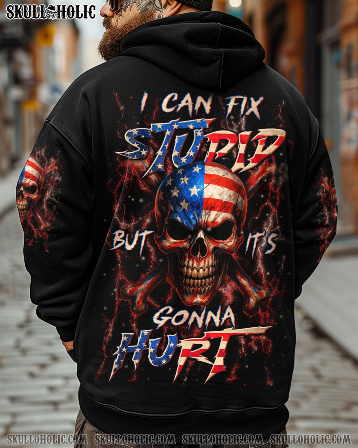 BLISSCORNERS I CAN FIX STUPID BUT IT'S GONNA HURT ALL OVER PRINT
