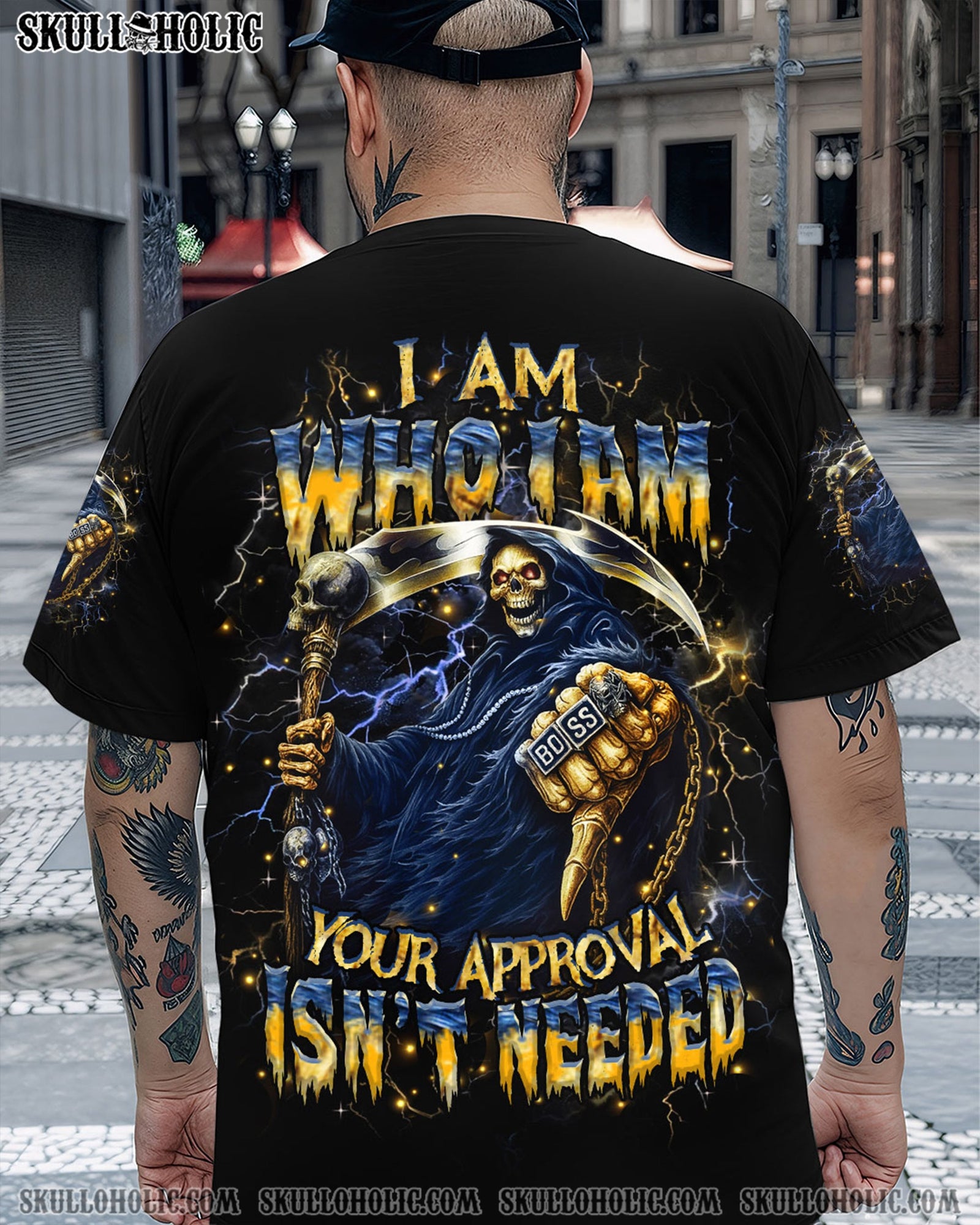 BLISSCORNERS I AM WHO I AM ALL OVER PRINT