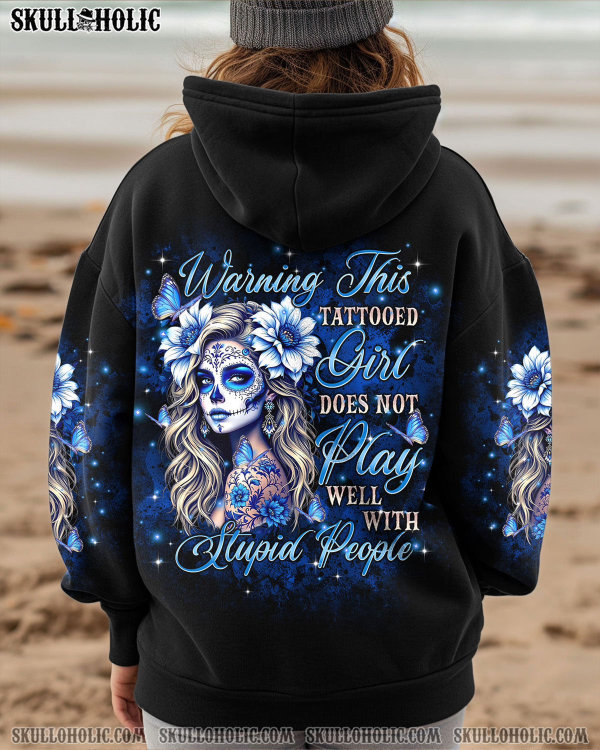 BLISSCORNERS WARNING THIS TATTOOED GIRL ALL OVER PRINT