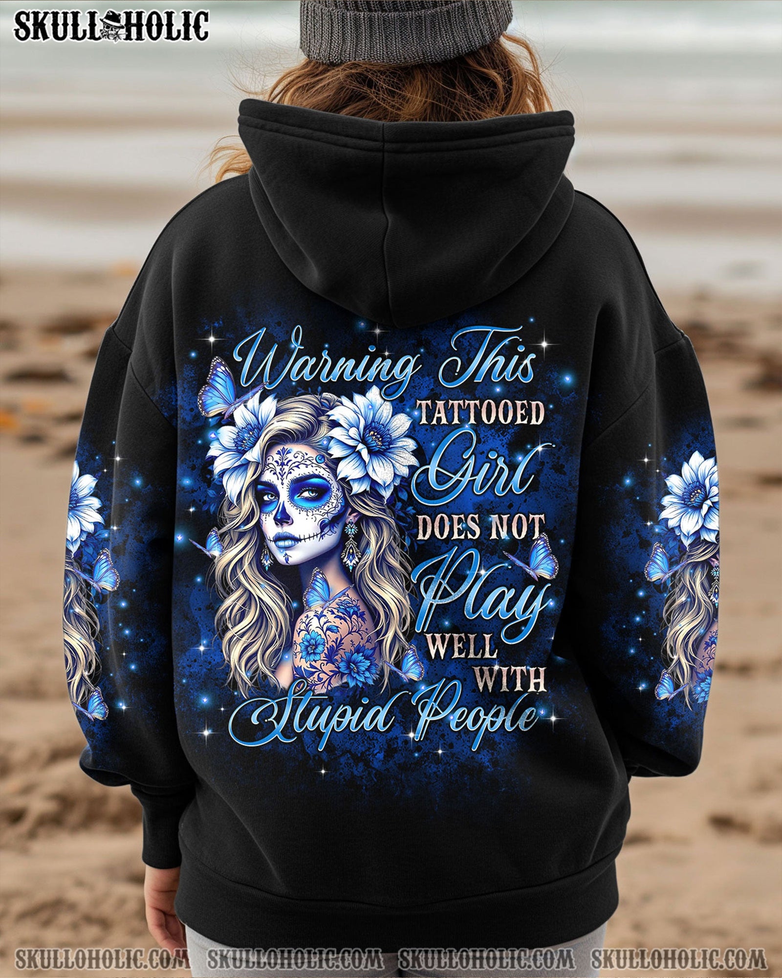 BLISSCORNERS WARNING THIS TATTOOED GIRL ALL OVER PRINT