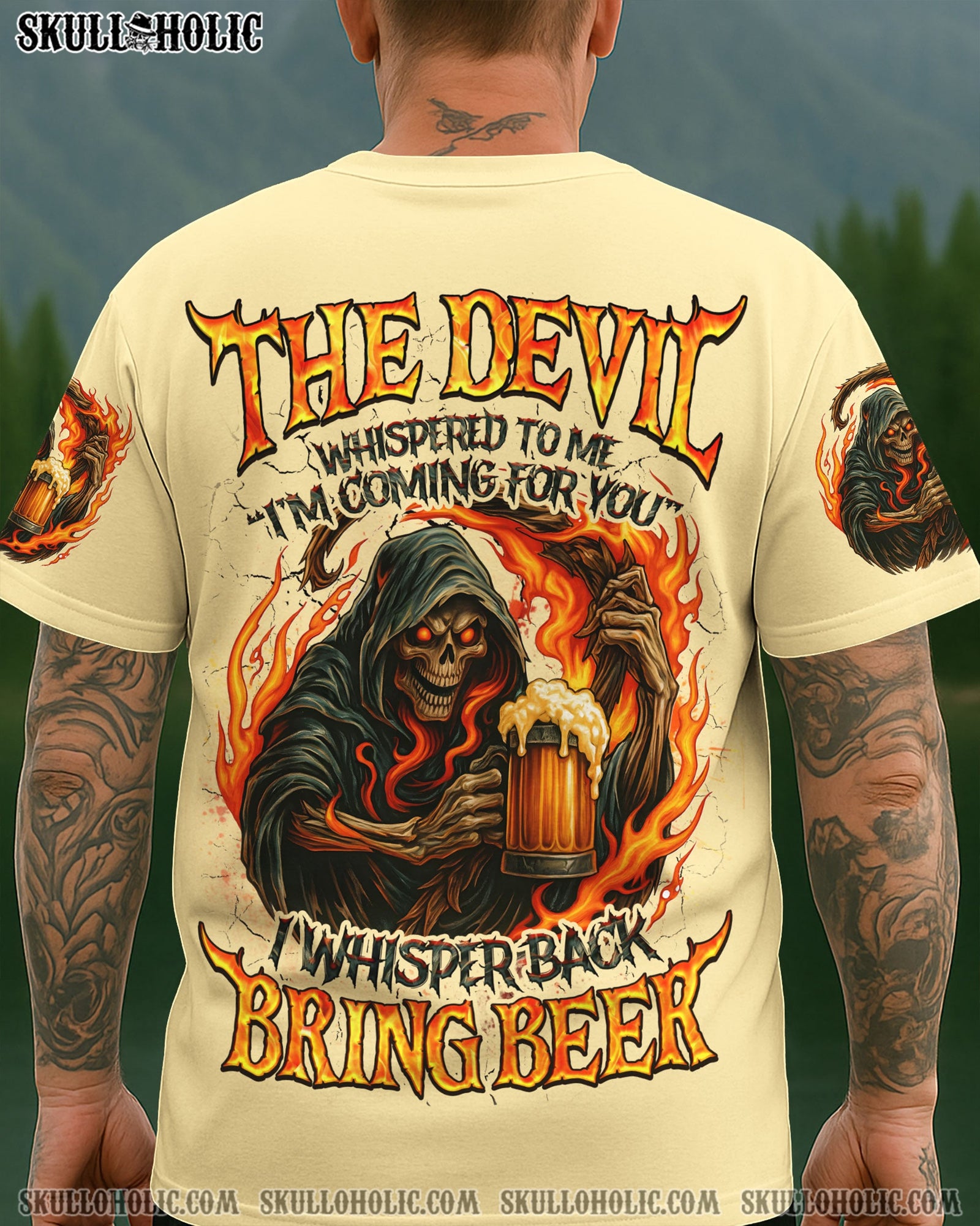 BLISSCORNERS THE DEVIL WHISPERED TO ME ALL OVER PRINT