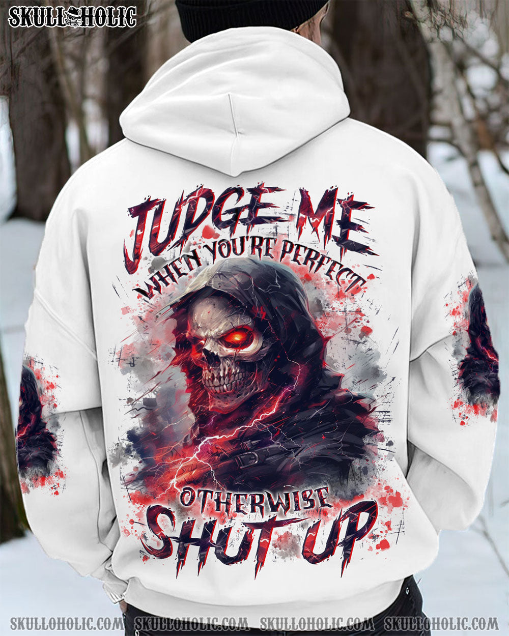 BLISSCORNERS JUDGE ME WHEN SKULL ALL OVER PRINT