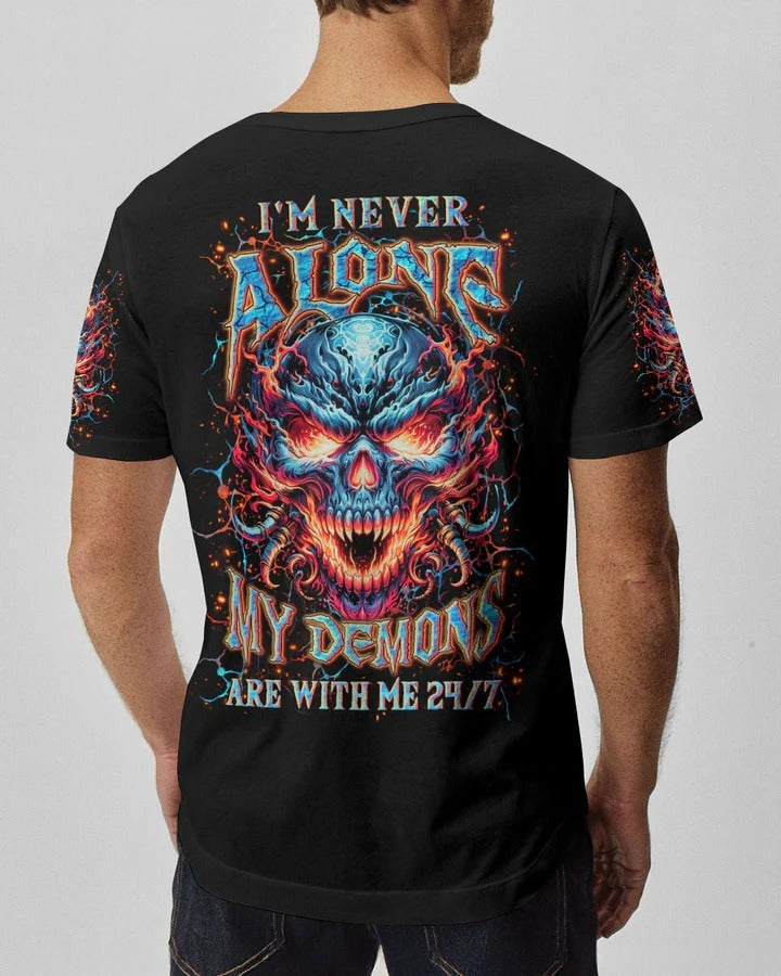 BLISSCORNERS I'M NEVER ALONE SKULL DEMON ALL OVER PRINT 7