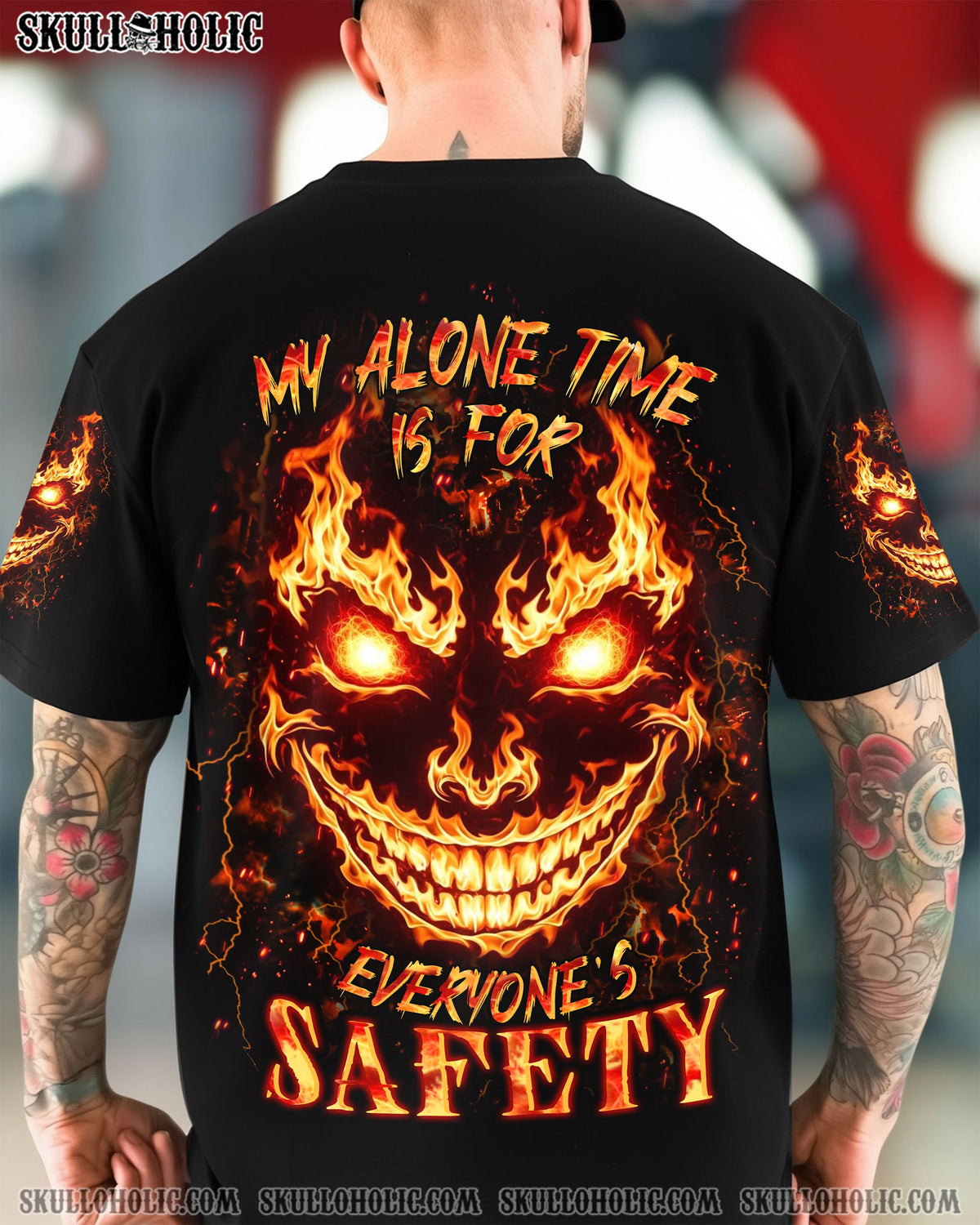 BLISSCORNERS MY ALONE TIME IS FOR EVERYONE'S SAFETY ALL OVER PRINT