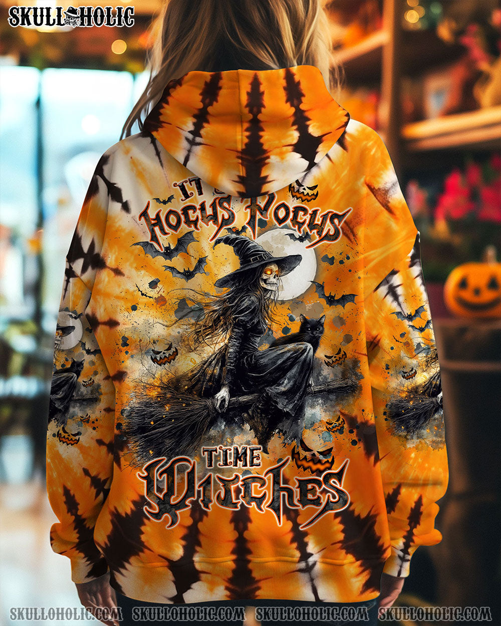 BLISSCORNERS HOCUS POCUS WITCH HALLOWEEN ALL OVER PRINT