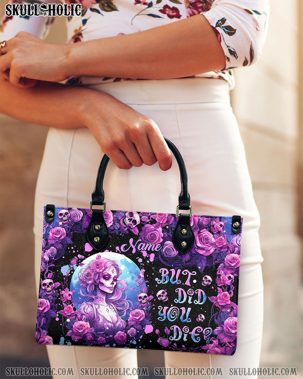 BLISSCORNERS BUT DID YOU DIE LEATHER HANDBAG