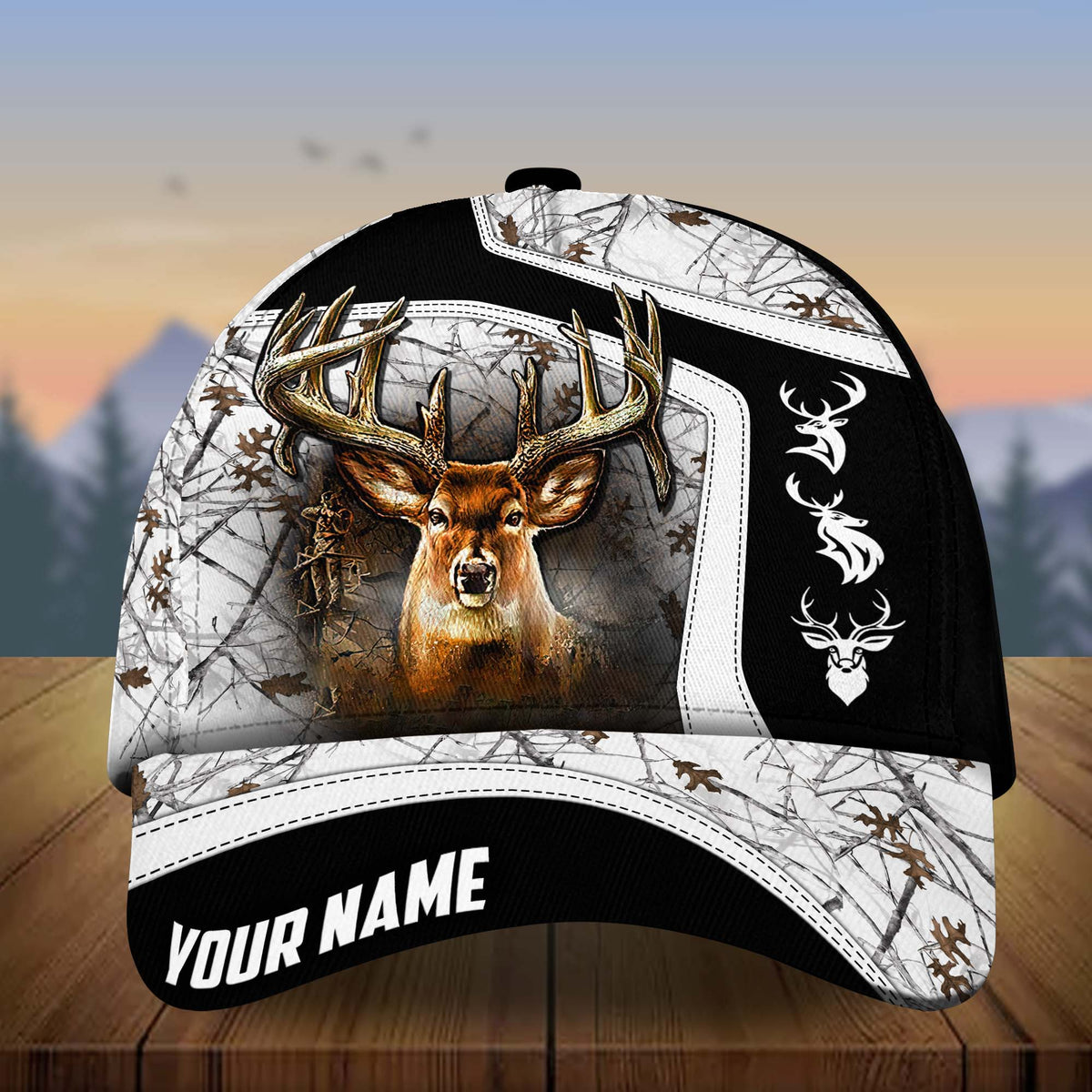 Blisscorners Premium Deer Hunting Collab Artist Classic Personalized Cap