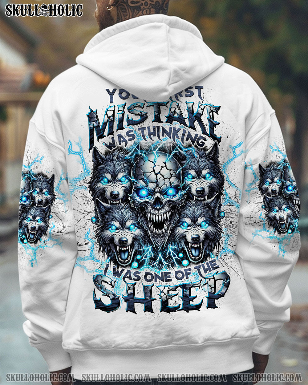 BLISSCORNERS YOUR FIRST MISTAKE WOLF SKULL ALL OVER PRINT