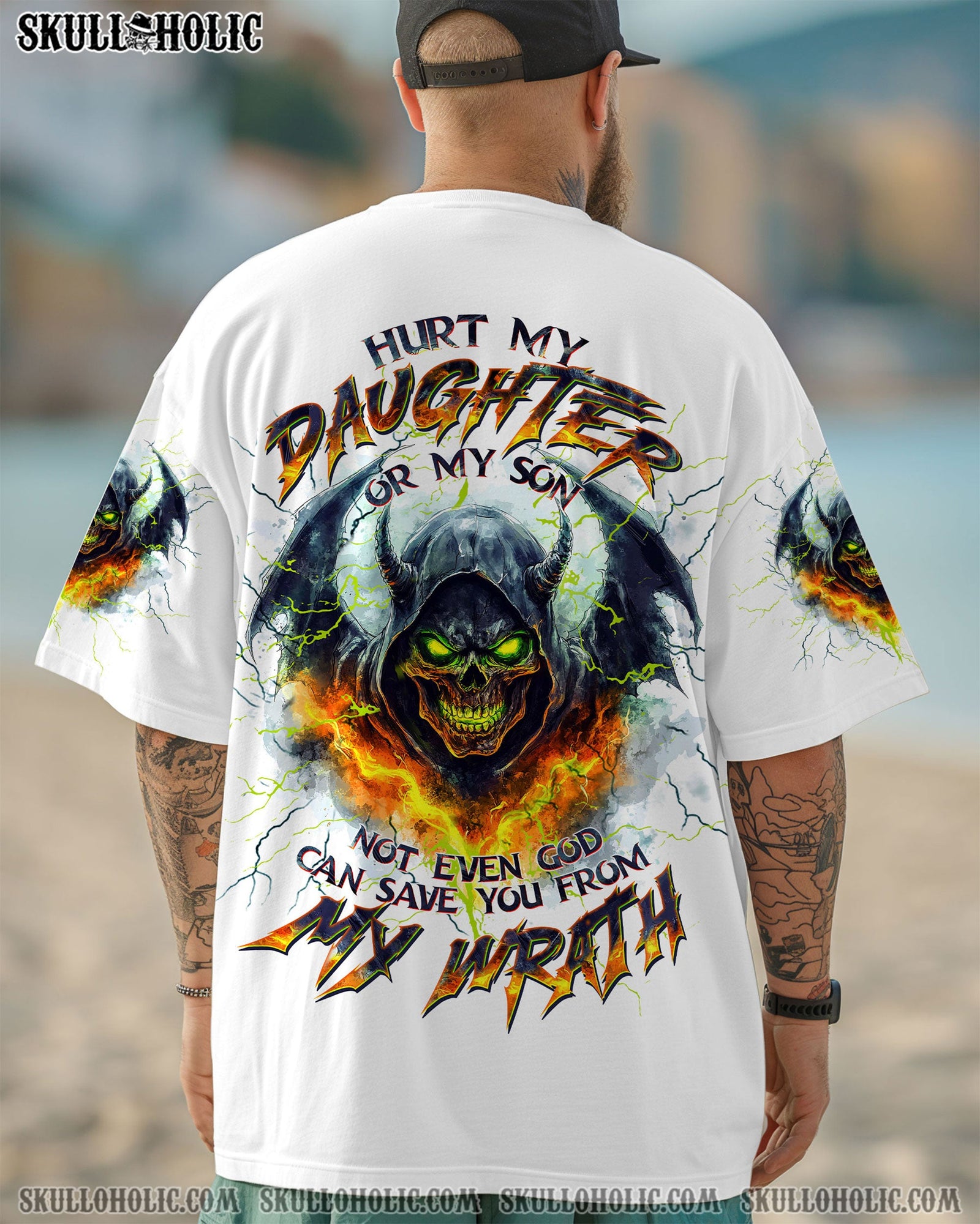 BLISSCORNERS HURT MY DAUGHTER OR MY SON ALL OVER PRINT