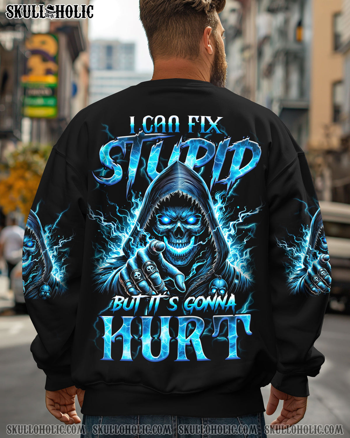 BLISSCORNERS I CAN FIX STUPID BUT IT'S GONNA HURT ALL OVER PRINT